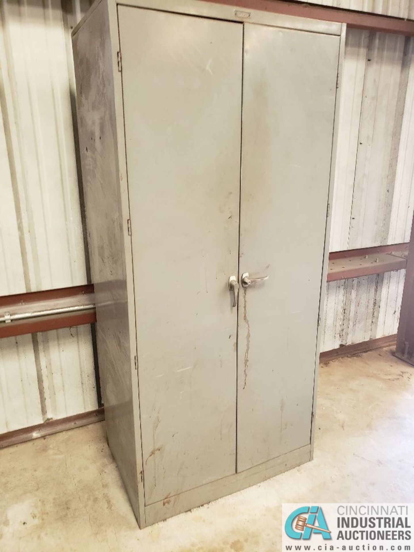 TENNSCO METAL CABINET 36" WIDE X 78" HIGH WITH CONTENTS