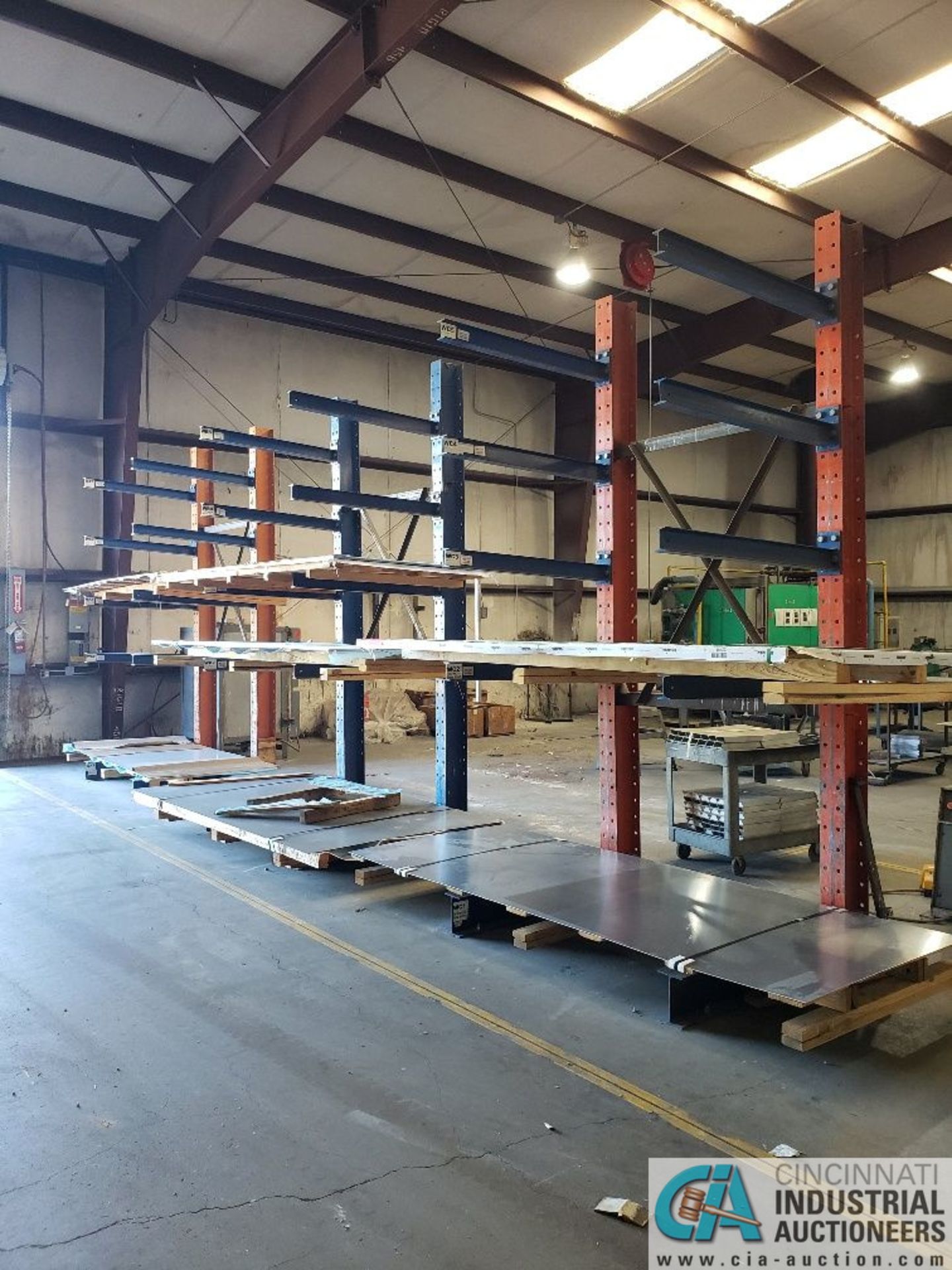 (3) SECTIONS CANTILEVER RACK - NO CONTENTS**Loading Fee Due the "ERRA" DFW $TBD**NO SELF REMOVAL