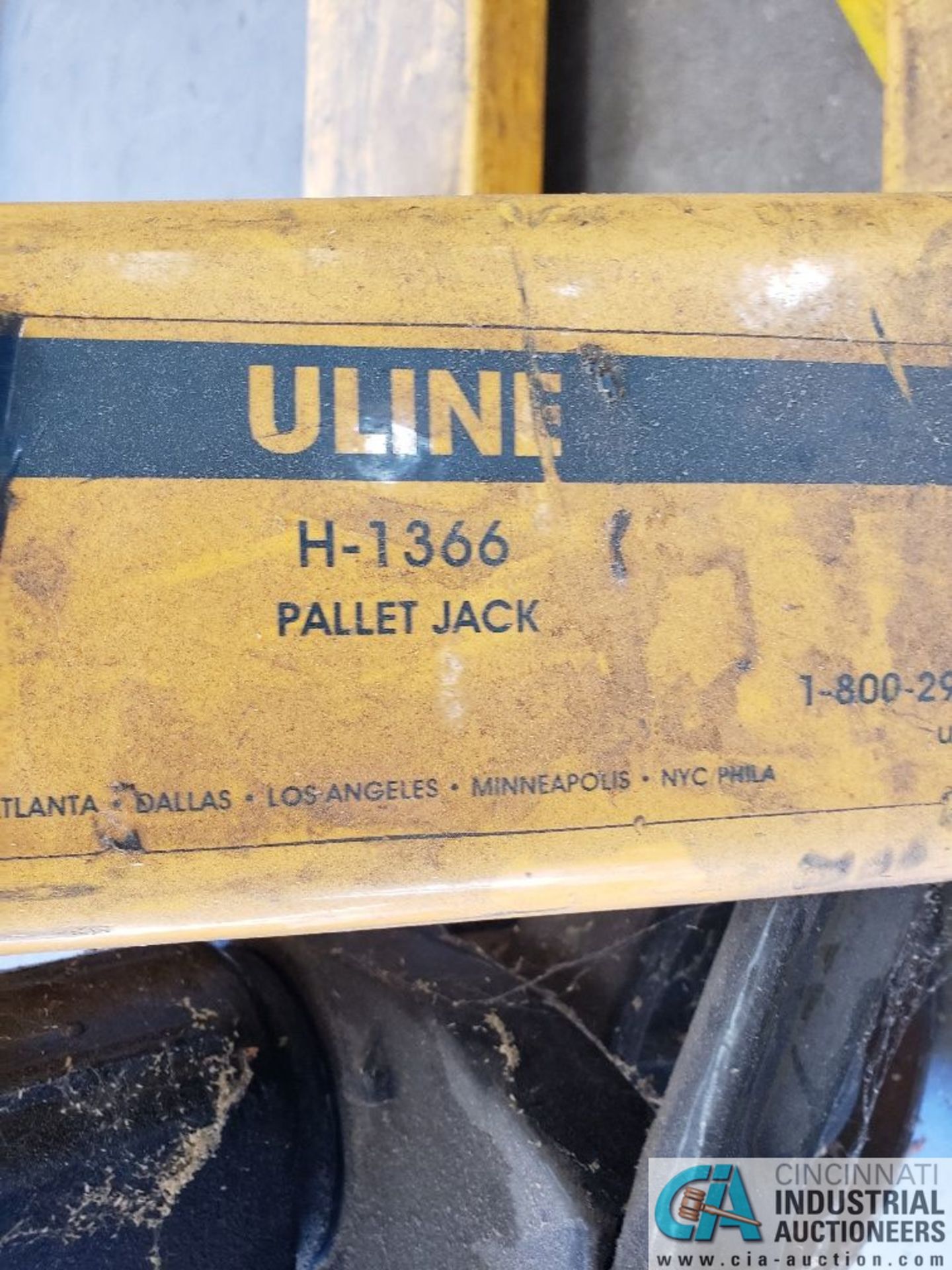 UNLINE PALLET JACK MODEL H-1366, 36" X 21", 5,500 LB. CAPACITY - Image 2 of 2