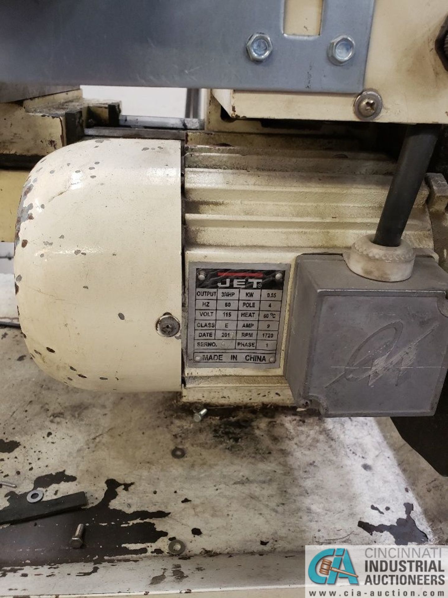 JET MODEL BD-920W LATHE WITH STAND, 9" X 20" BEL **Loading Fee Due the "ERRA" DFW Movers, $100.00** - Image 4 of 5