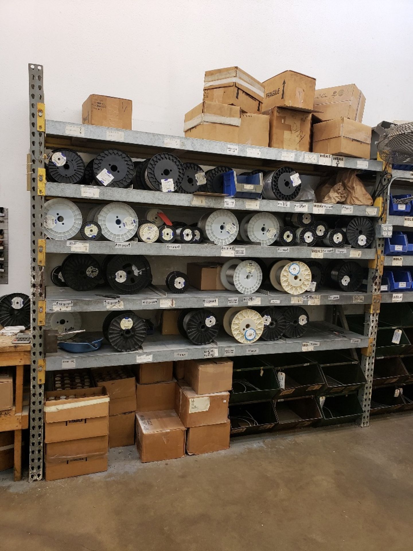 (LOT) (2) SECTIONS OF HEAVY DUTY SHELVING, 8' HIGH X 8' WIDE, NO CONTENTS - Image 2 of 2