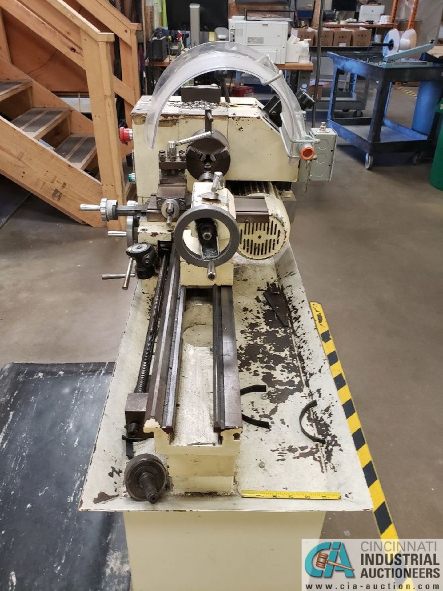 JET MODEL BD-920W LATHE WITH STAND, 9" X 20" BEL **Loading Fee Due the "ERRA" DFW Movers, $100.00** - Image 5 of 5