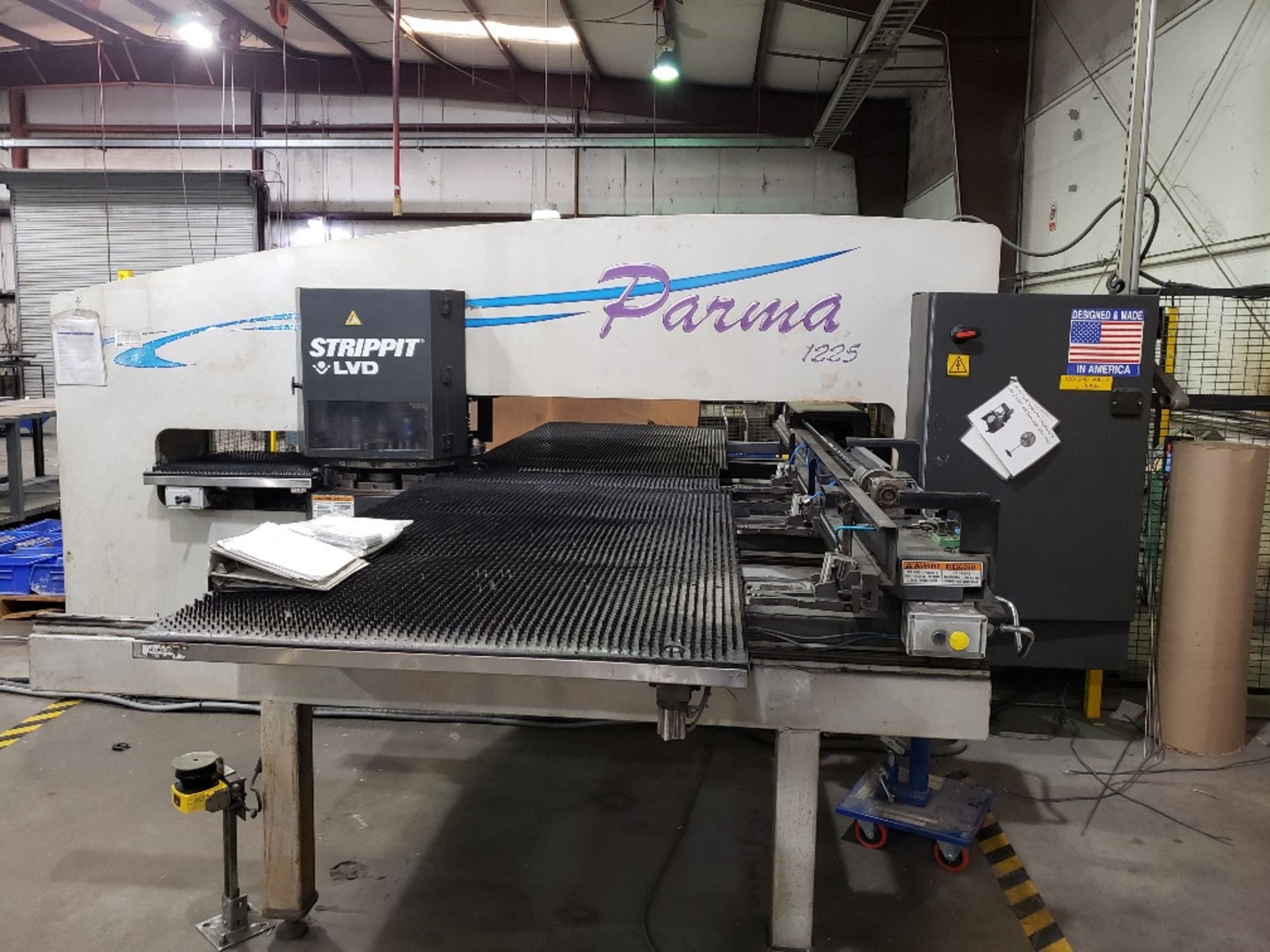 20 Ton Strippit Model Parma 1225 CNC Turret **Loading Fee Due the "ERRA" DFW Movers, $3,750.00**