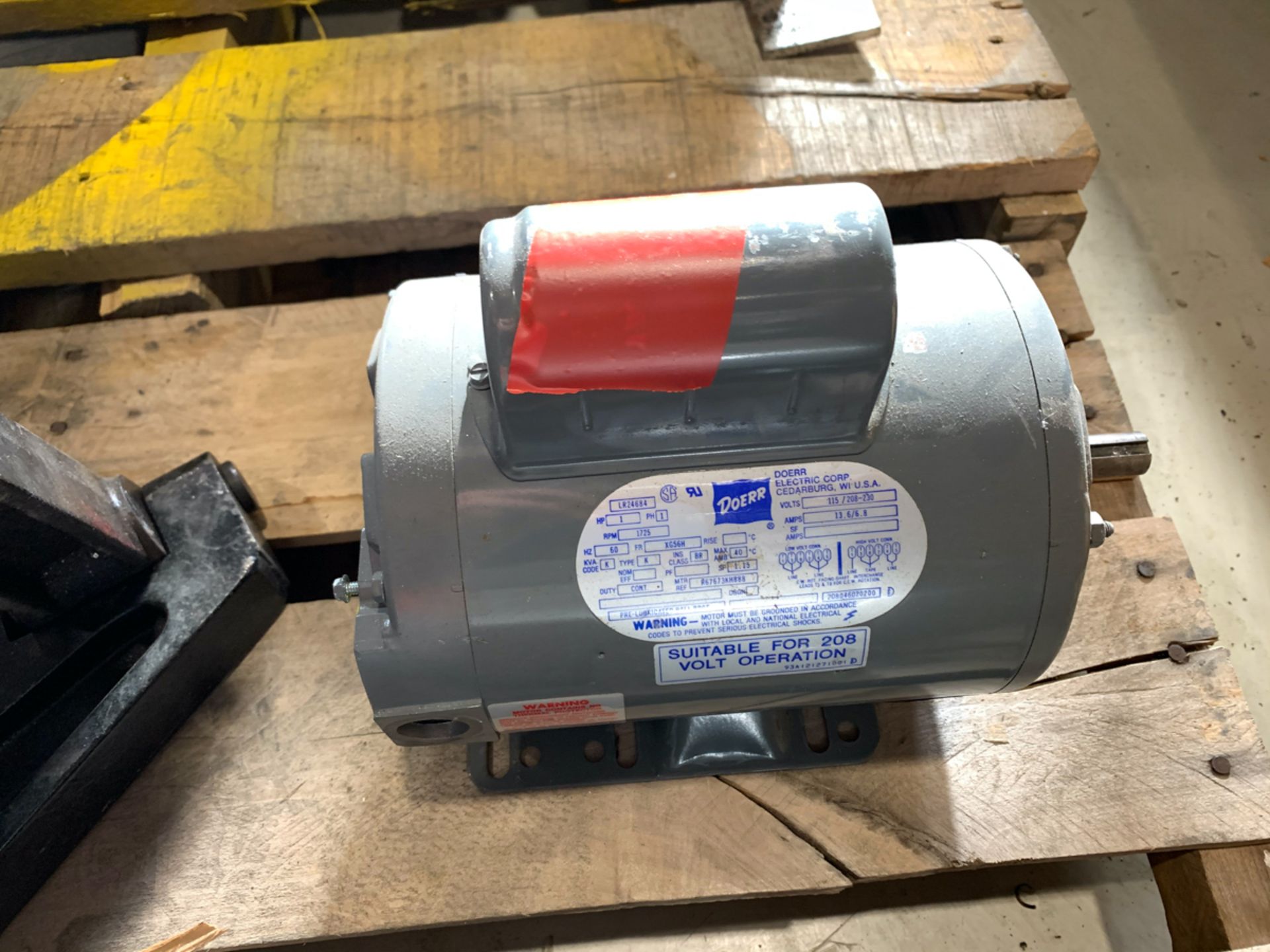 DOVER 1 HP MOTOR, 115/208/230 VOLTS