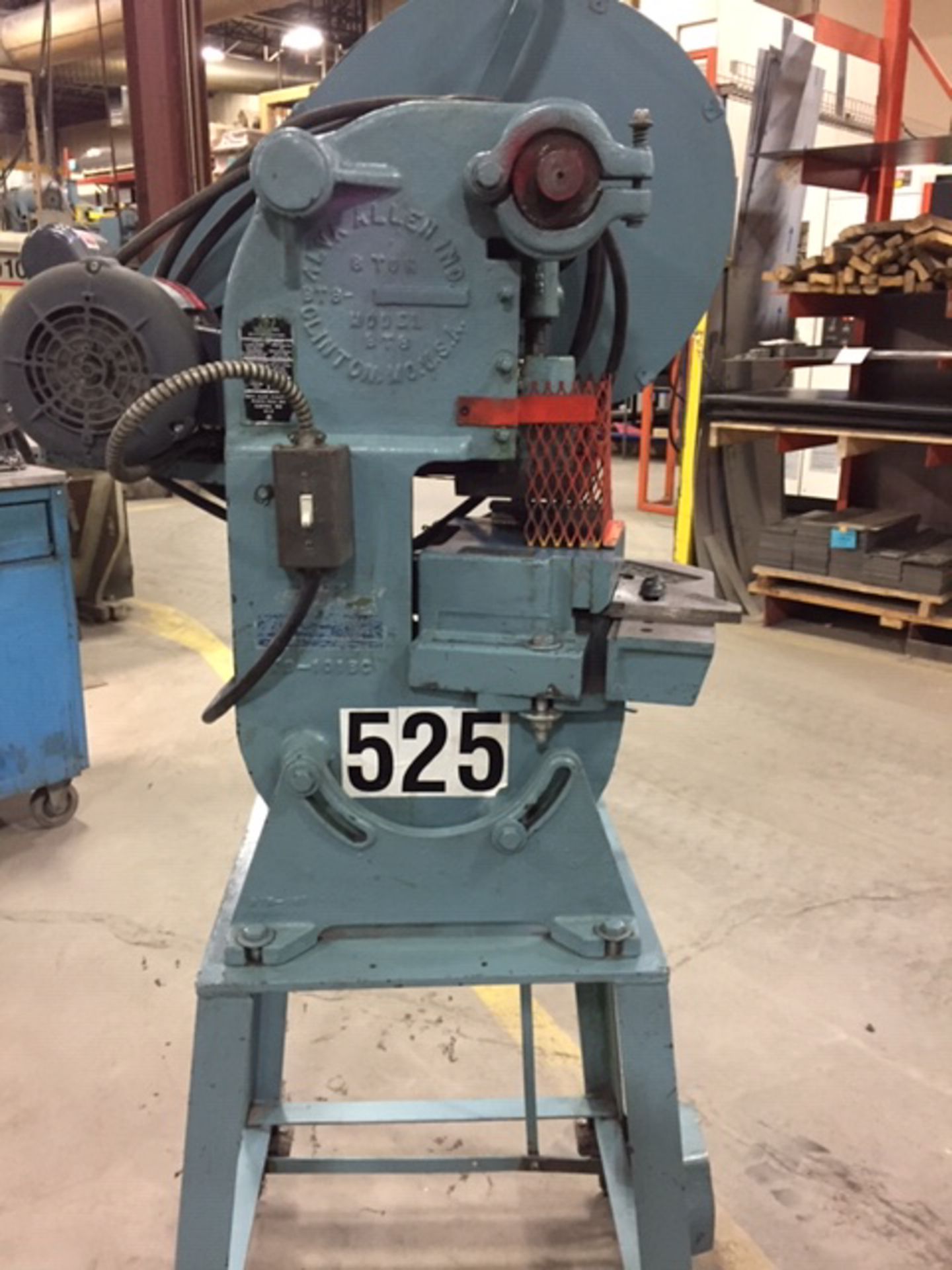 ALVA ALLEN BT8, 8 TON PUNCH PRESS