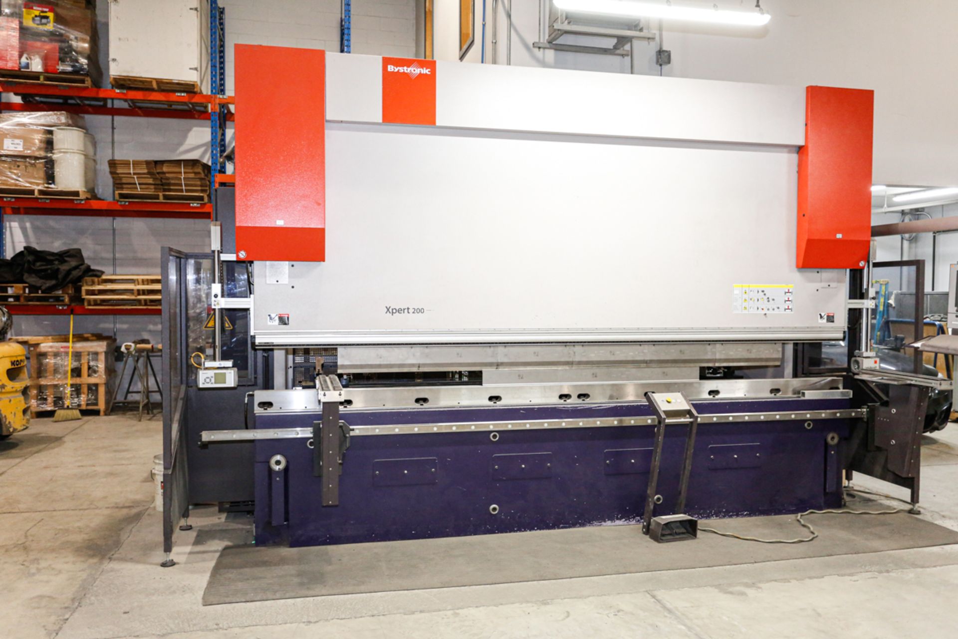 (2012) BYSTRONIC CNC PRESS BRAKE MOD. XPERT 200X4100, 6 AXIS, 200 TON X 161” (4100 MM), S/N : - Image 21 of 35