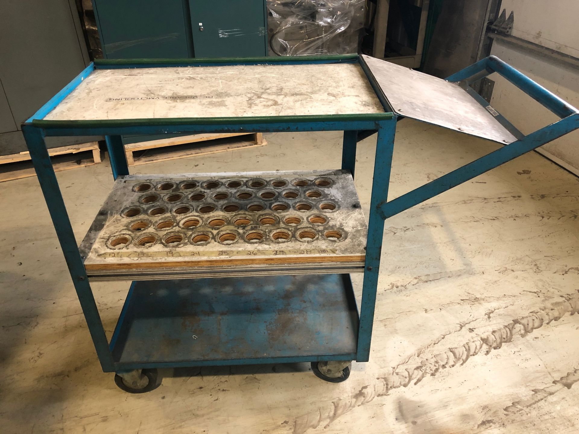 ROLLING CART, 30" X 18" X 36", - Image 2 of 2