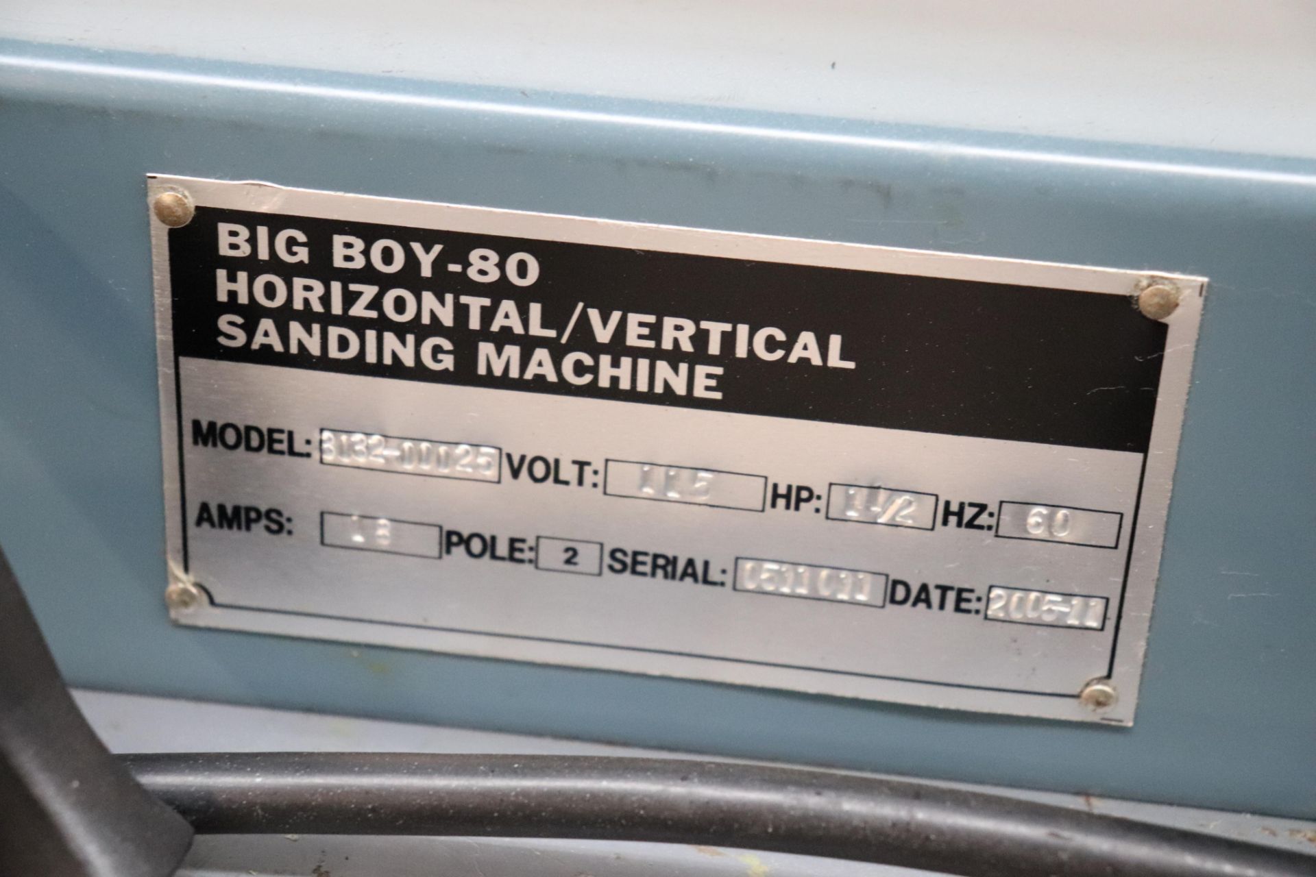 Big Boy 80 horizontal /vertical sanding machine - Image 4 of 5