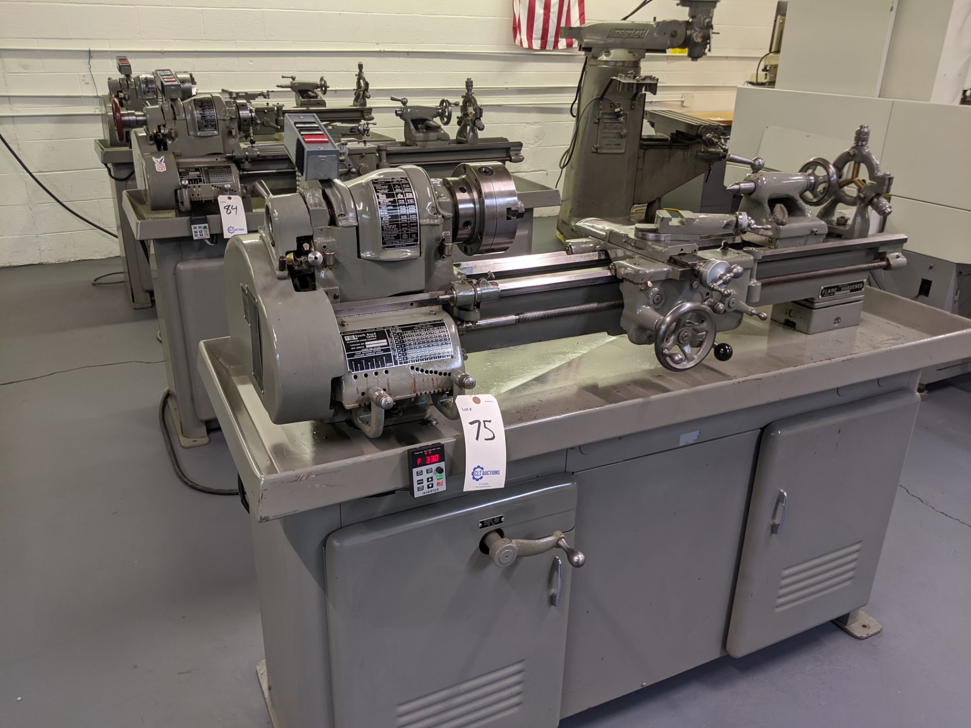 South Bend Lathe Heavy 10, late model USA made w/ VFD & IN/MM threading