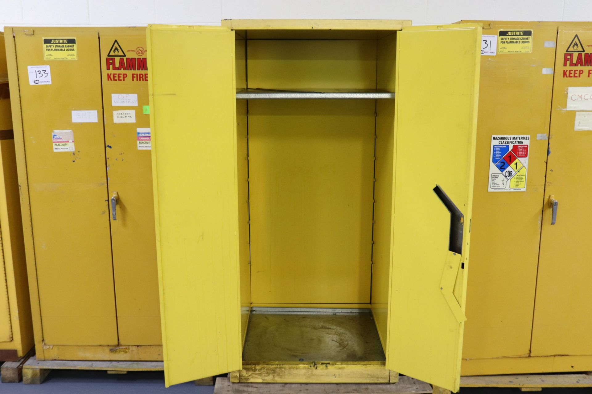 Flammable Cabinet 31" x 31" x 65" - Image 2 of 2