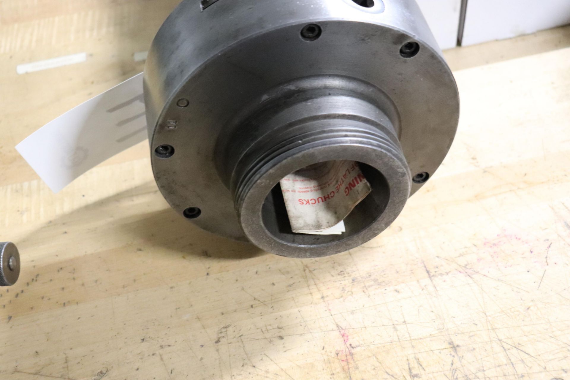 Cushman 8" 3 jaw chuck, L0 back - Image 2 of 6