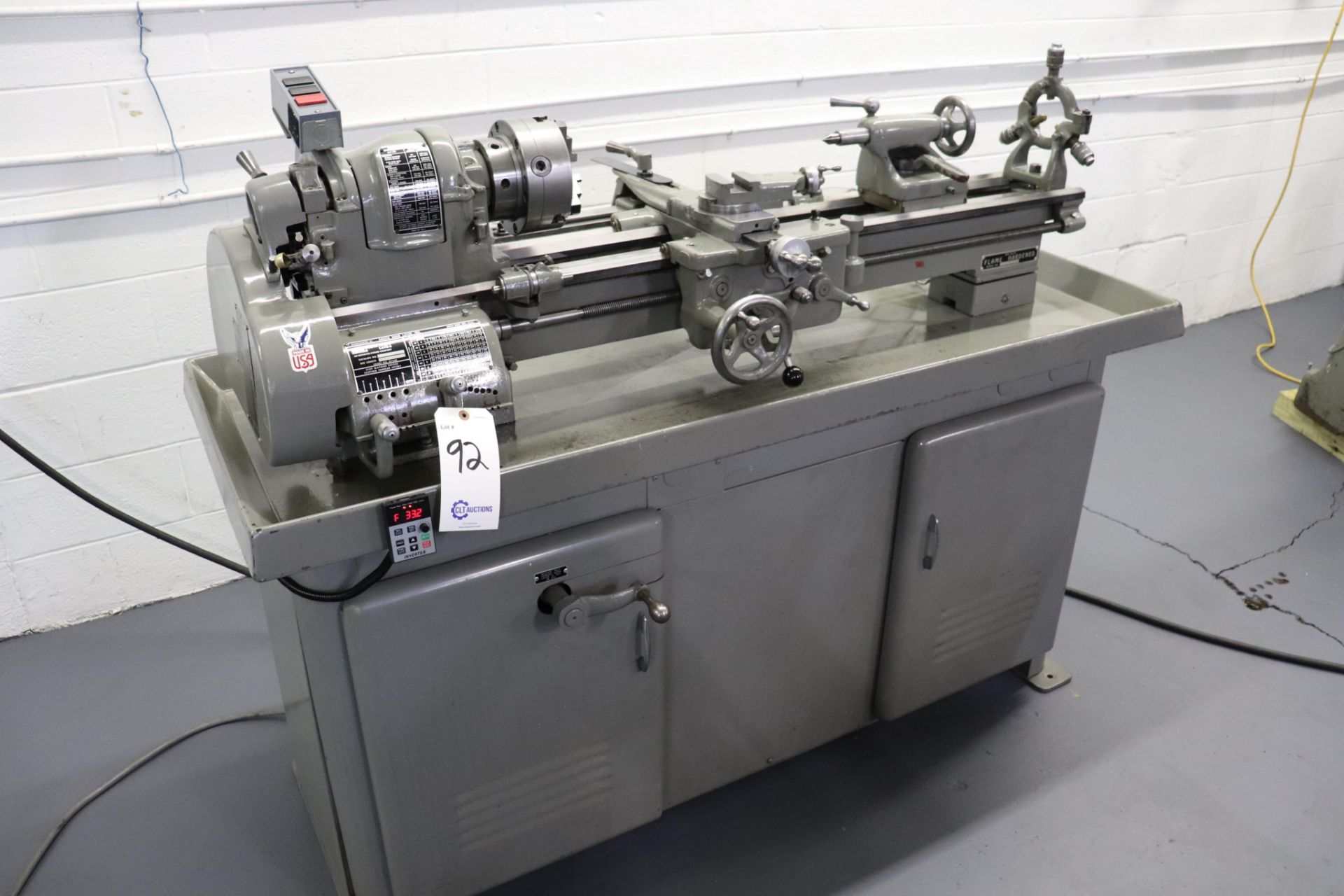 South Bend Lathe Heavy 10, late model USA made w/ VFD & IN/MM threading - Image 14 of 14