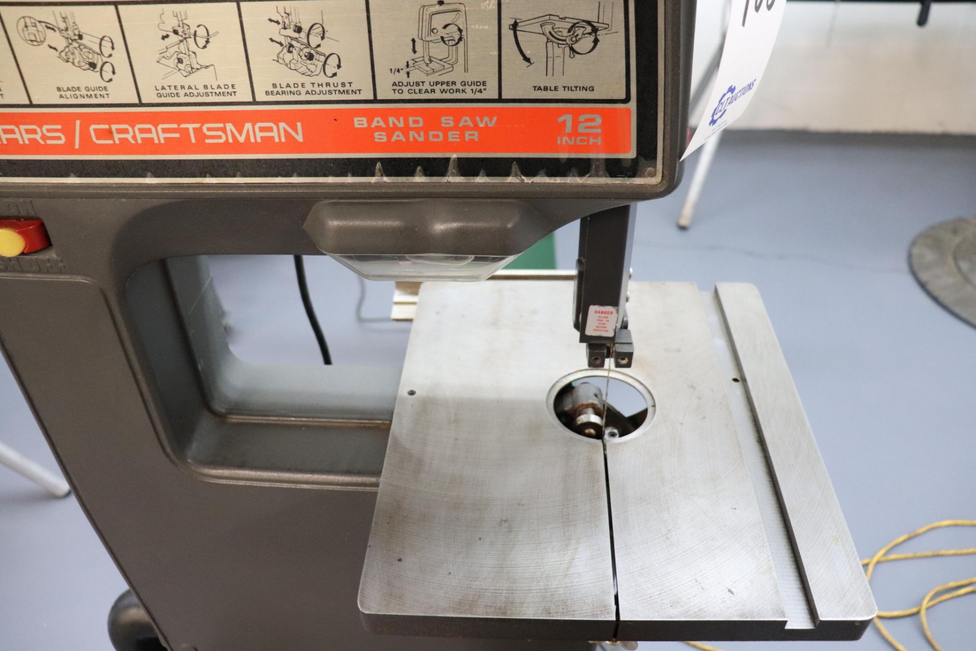 Sears Craftsman 12" band saw model 113/24351