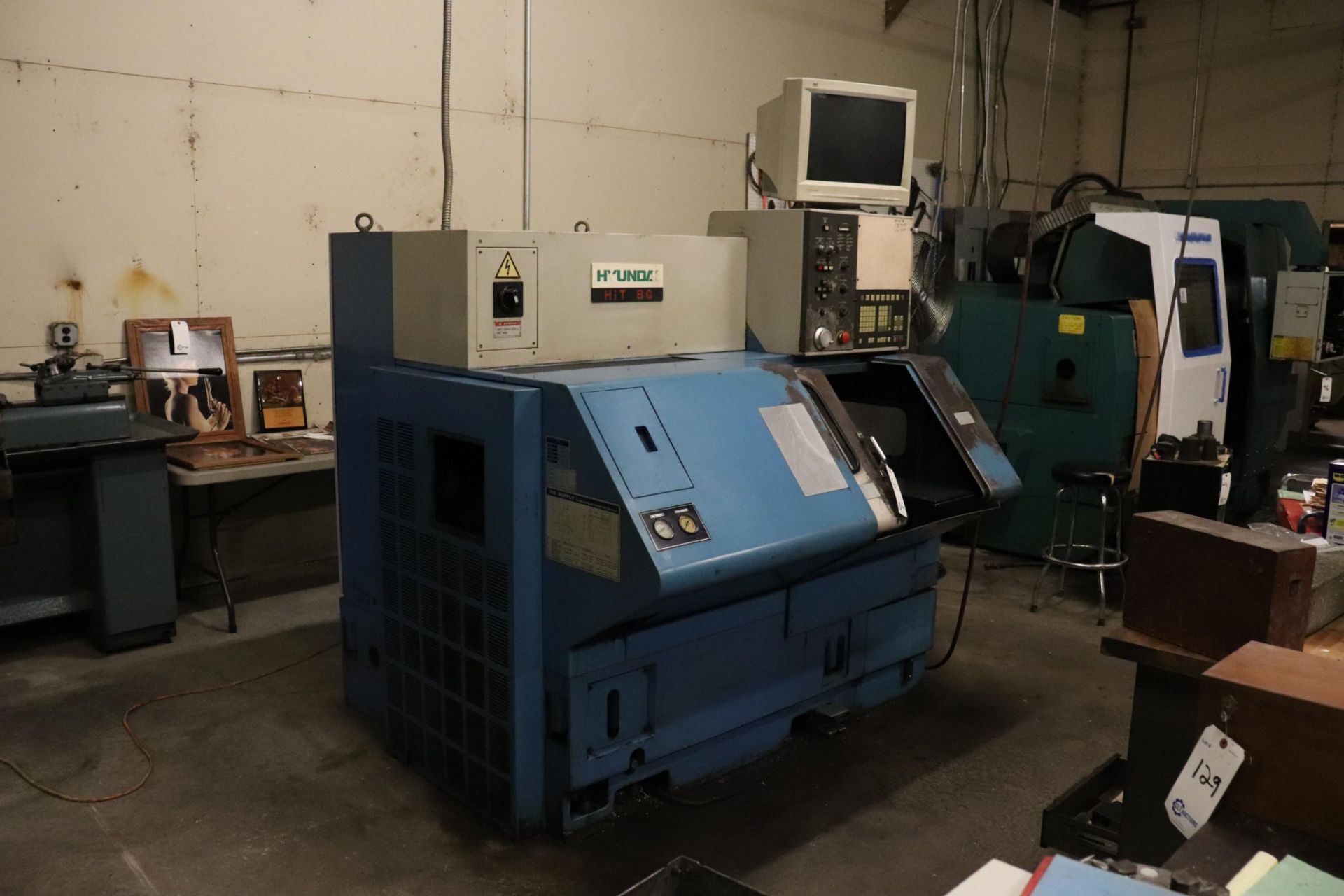 Hyundai HiT 8GS CNC precision lathe - Image 2 of 14