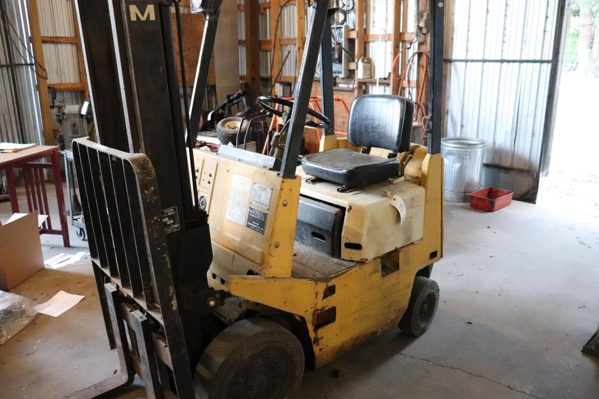 TCM FCG10N7 2000 lbs. Gasoline forklift - Image 3 of 11