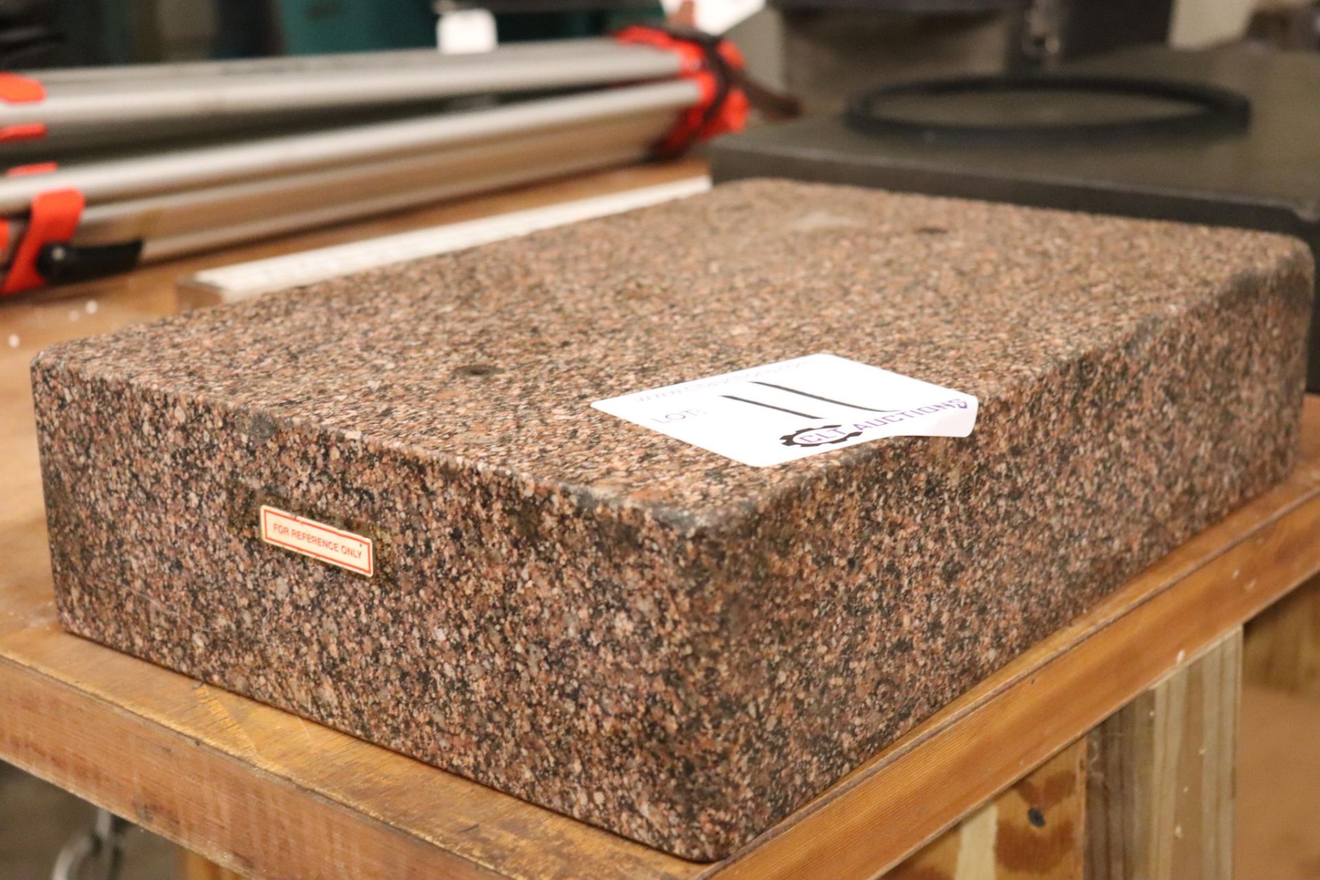 Pink granite surface plate 12" x 18" x 4" - Image 2 of 2