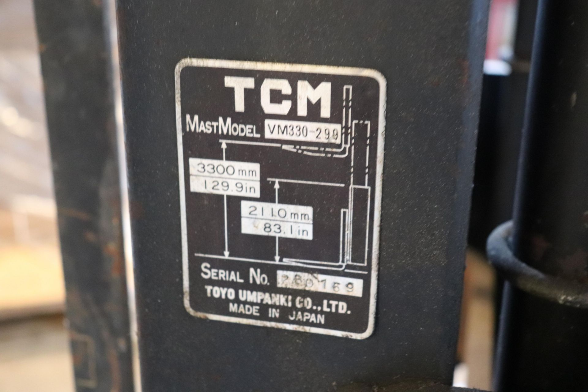 TCM FCG10N7 2000 lbs. Gasoline forklift - Image 11 of 11