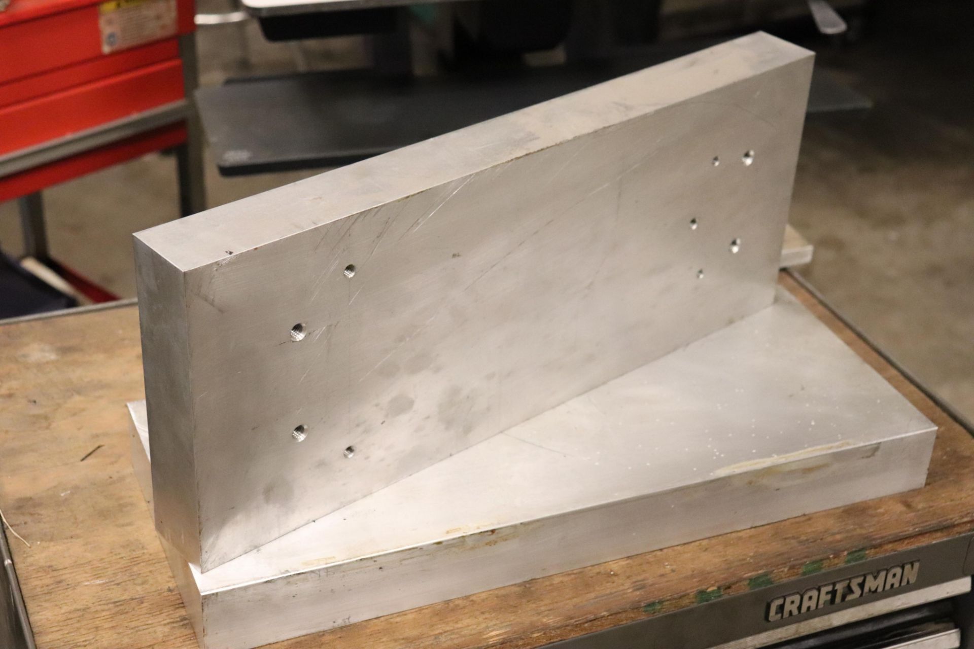 Aluminum Blocks 8" x 20" x 2" - Image 2 of 2