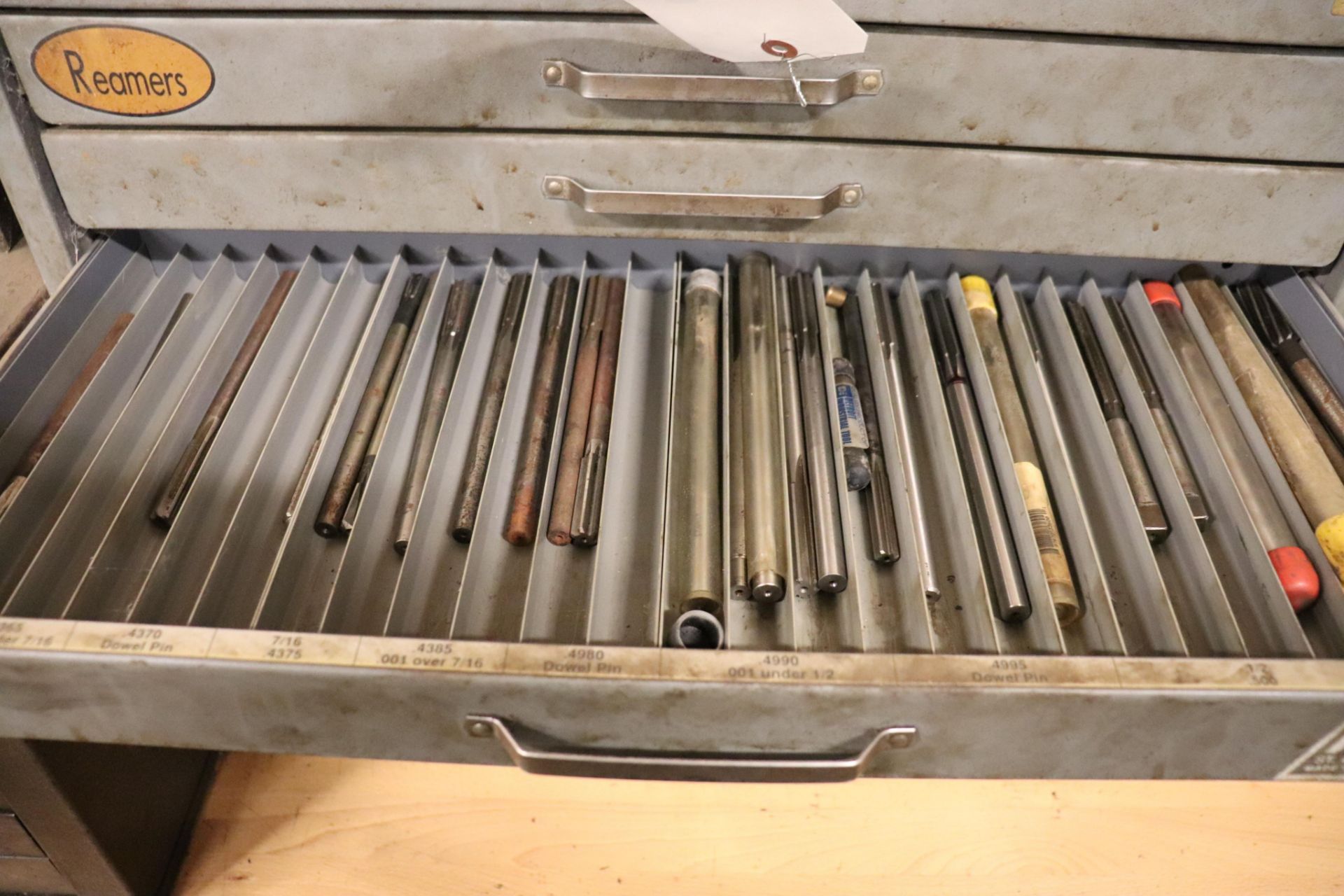 Huot drill index cabinet w/ drills & reamers - Image 6 of 8