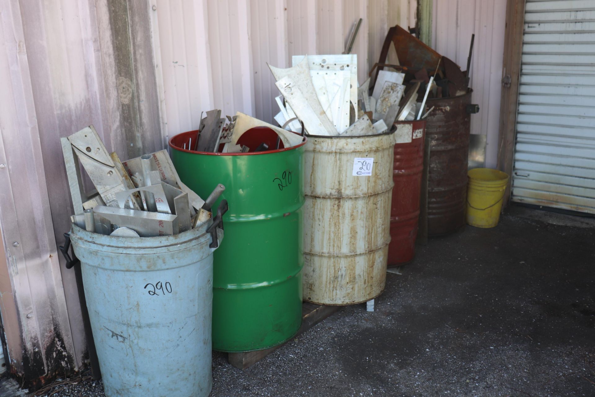 Scrap metal bins, aluminum, stainless & steel