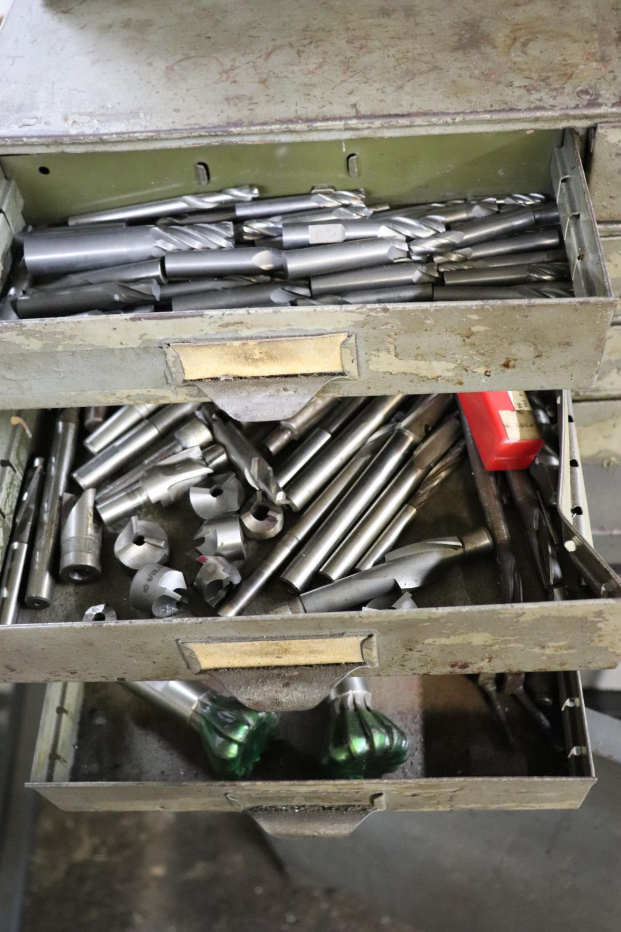 Index cabinet w/ end mills - Image 2 of 6