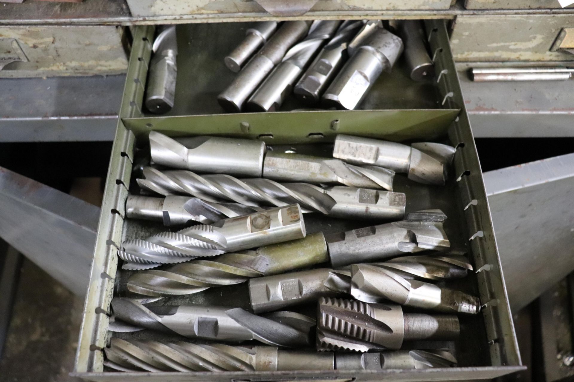 Index cabinet w/ end mills - Image 3 of 6