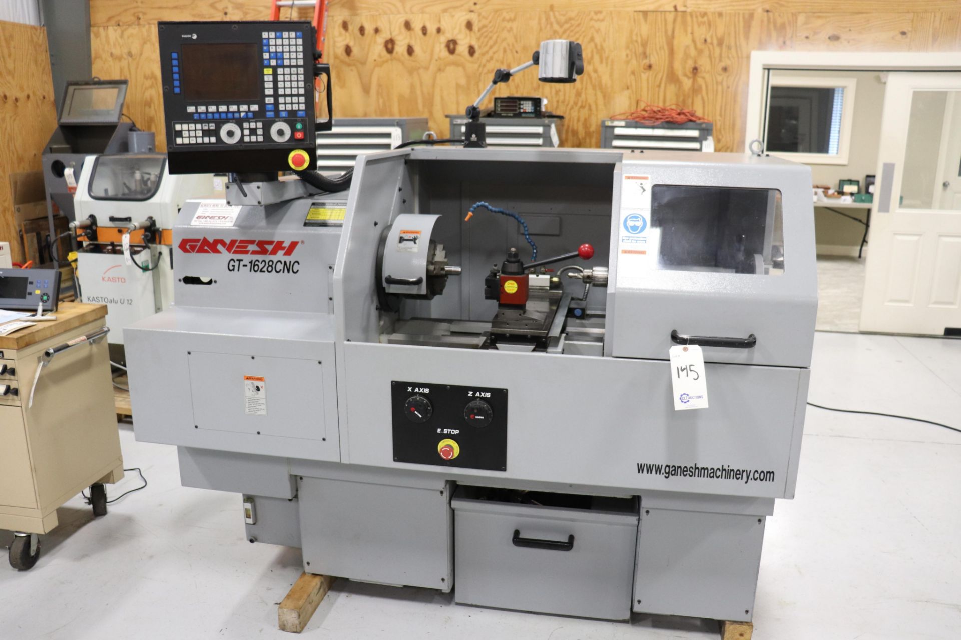 Ganesh GT-1628 CNC lathe w/ Fagor control 2011