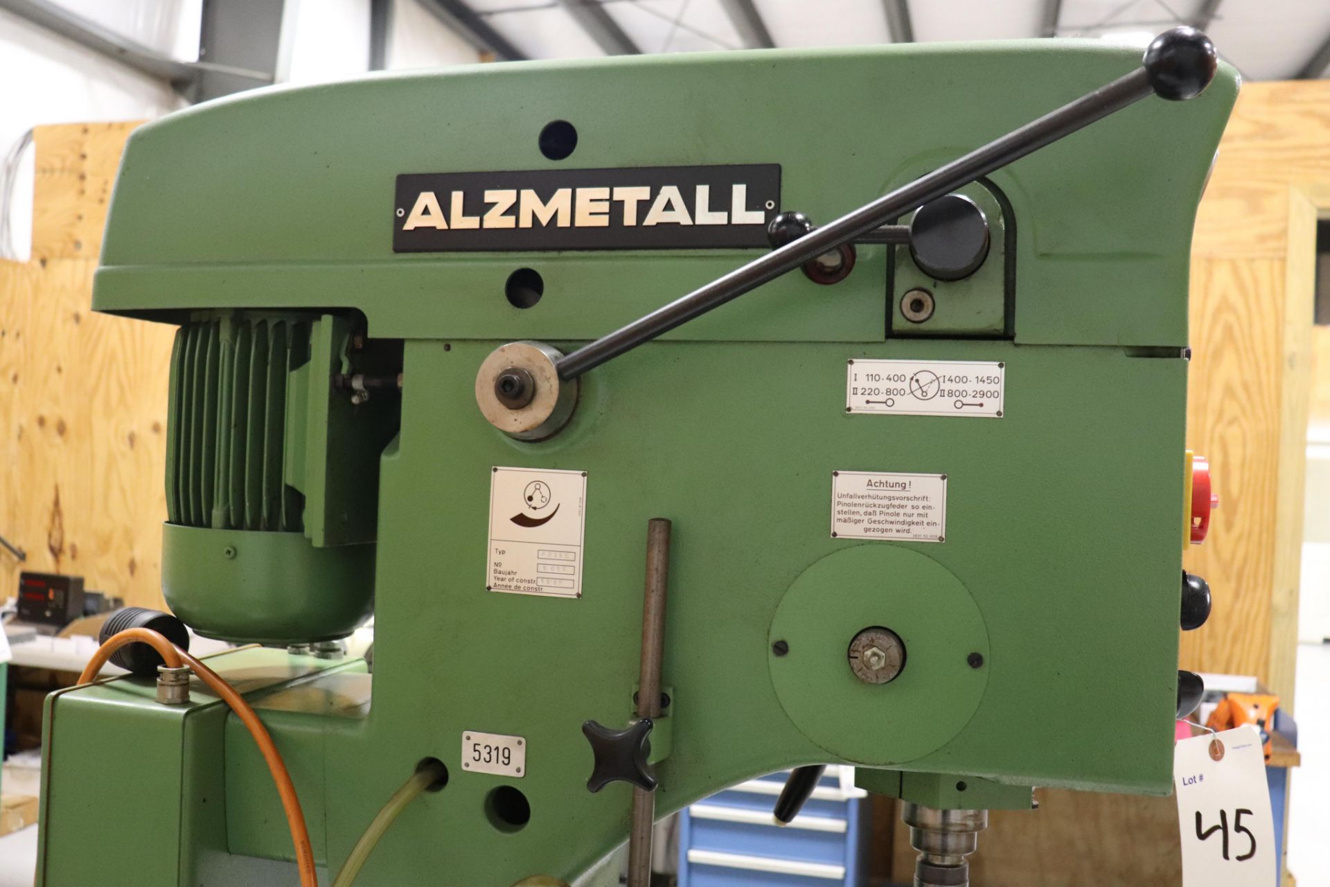 Alzmetal AB35 F high performance drilling machine - Image 5 of 7