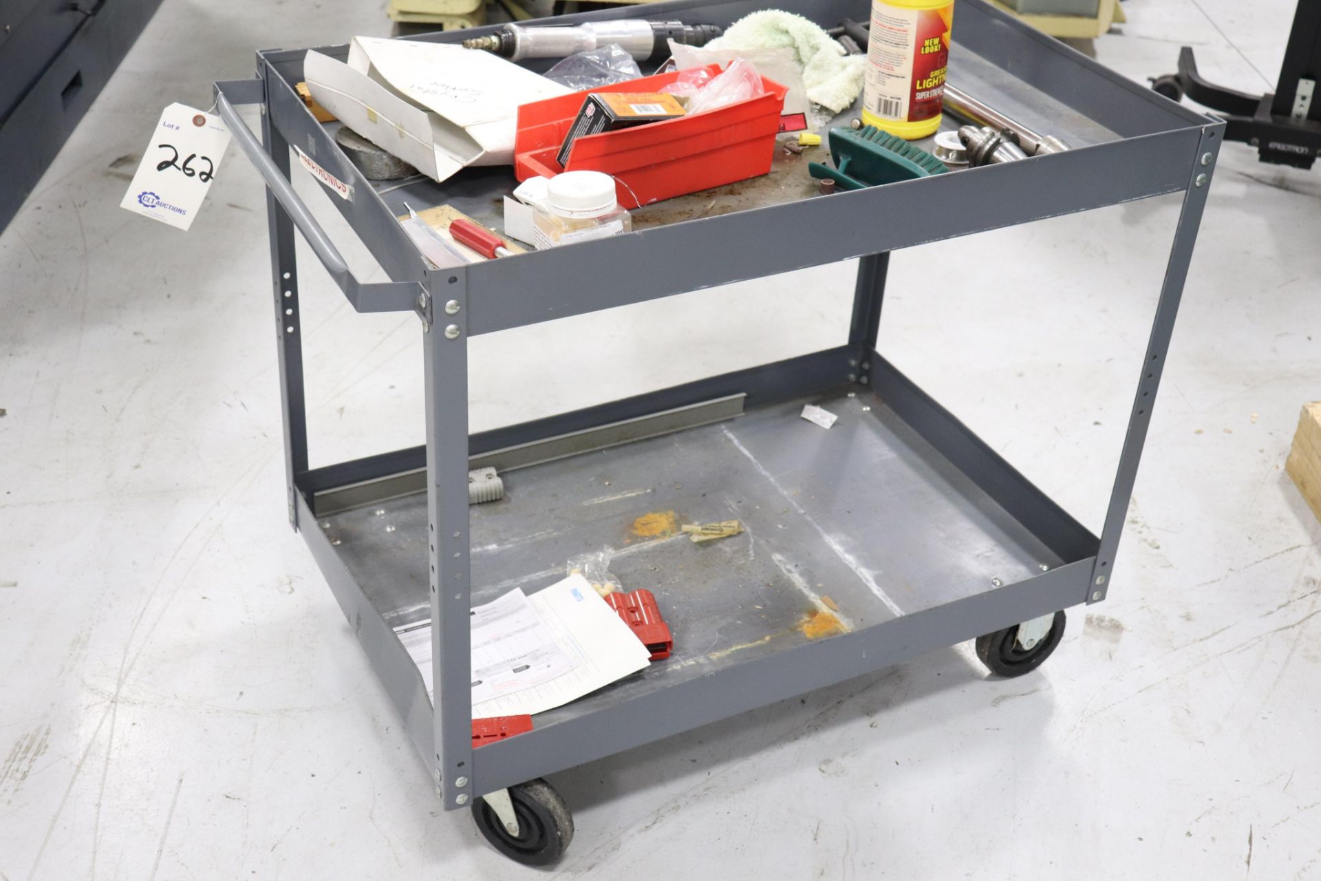 Steel tray cart