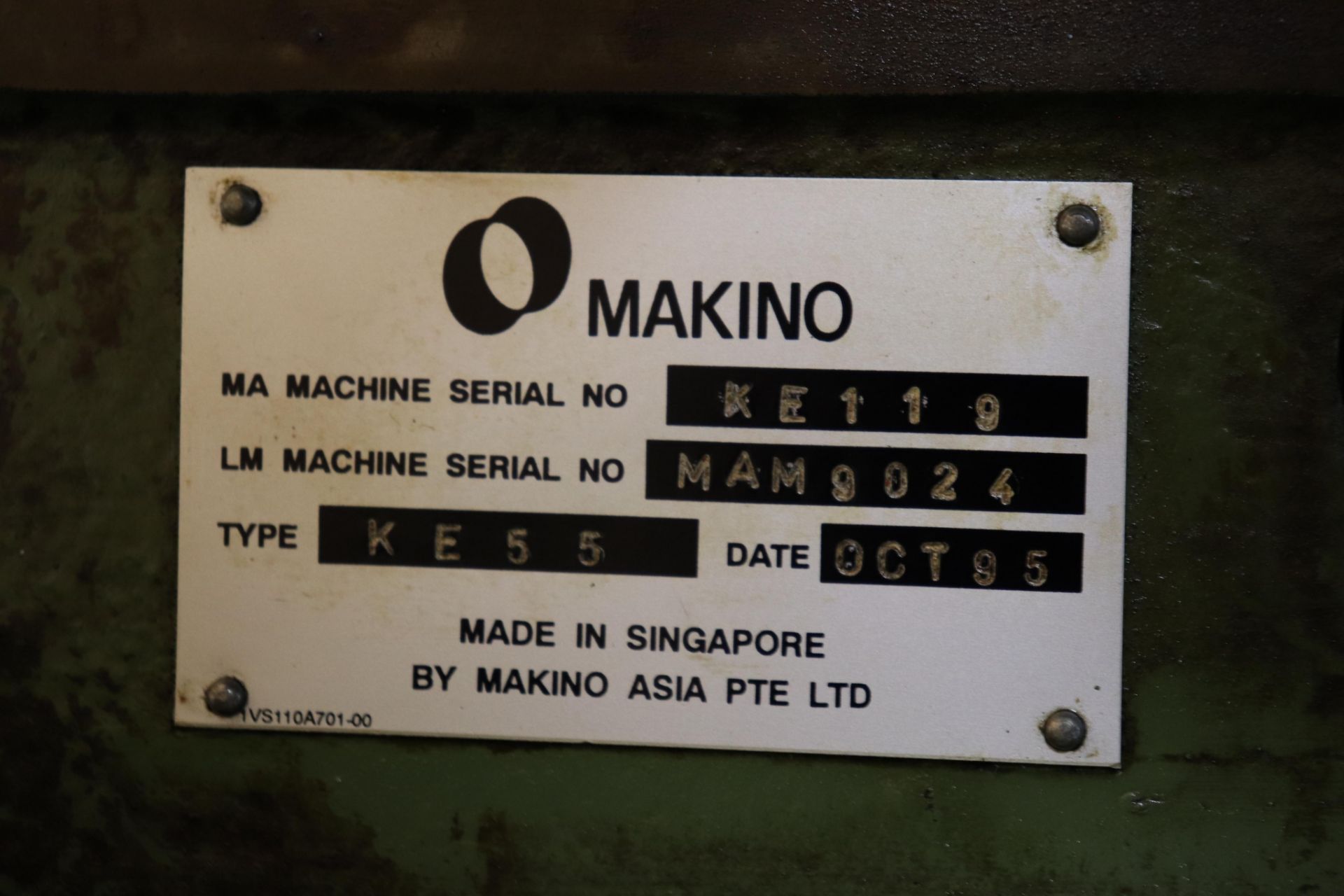 Leblond Makino KE55 CNC vertical milling machine - Image 15 of 18