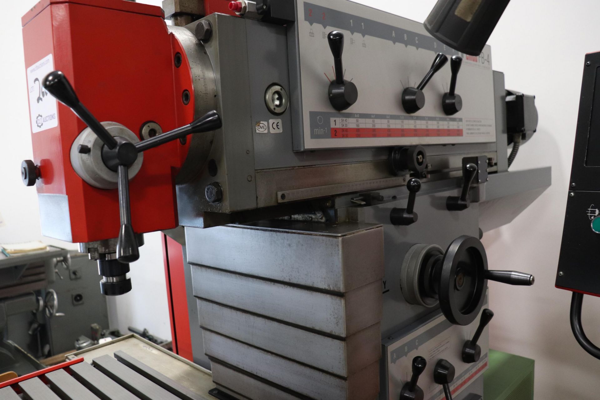 Emco FB-4 vertical horizontal milling machine - Image 9 of 11