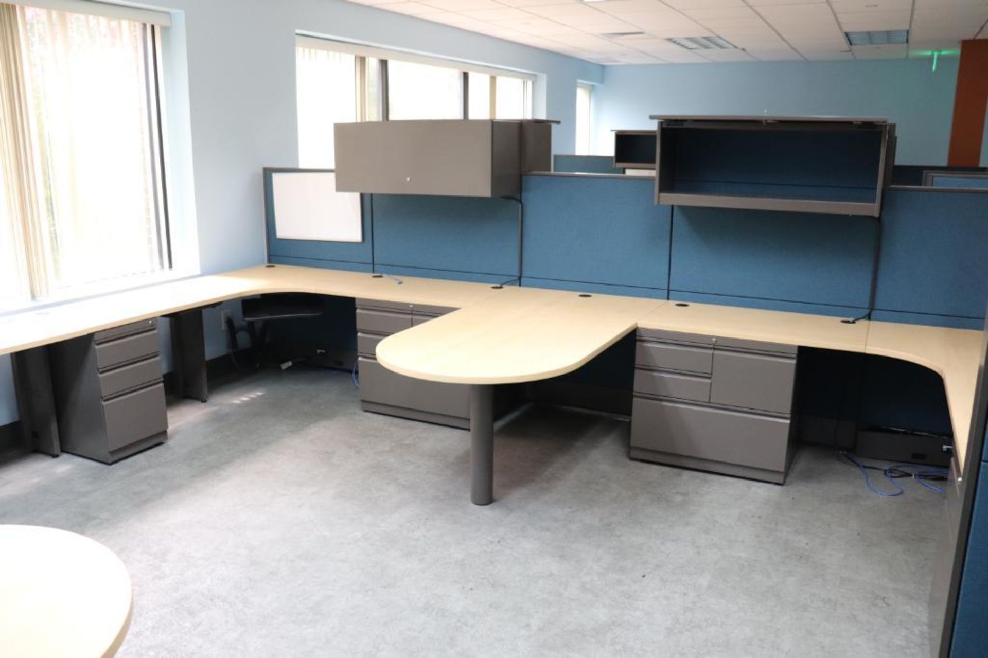 Office cubicle sections