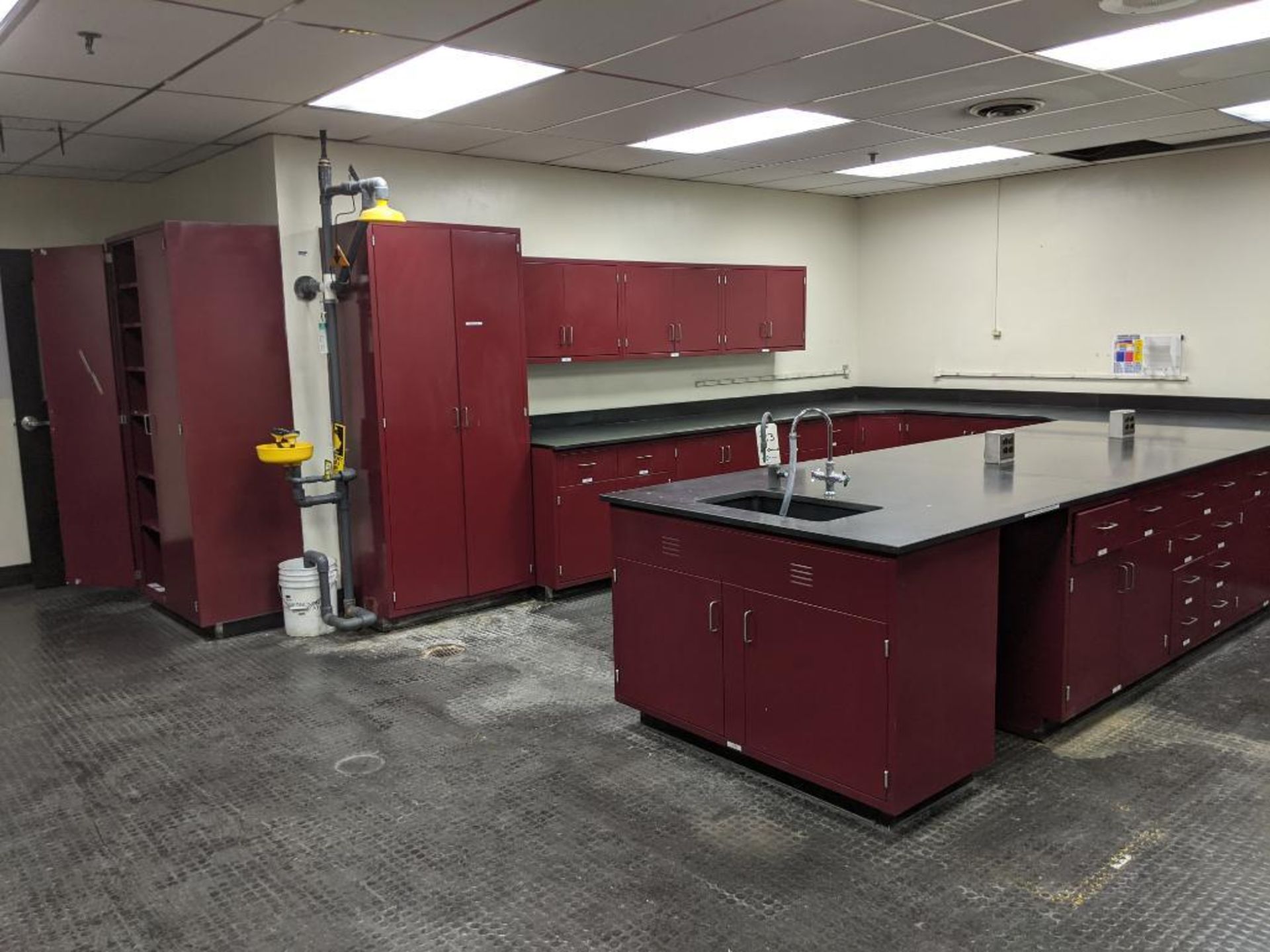 Laboratory cabinets and counters