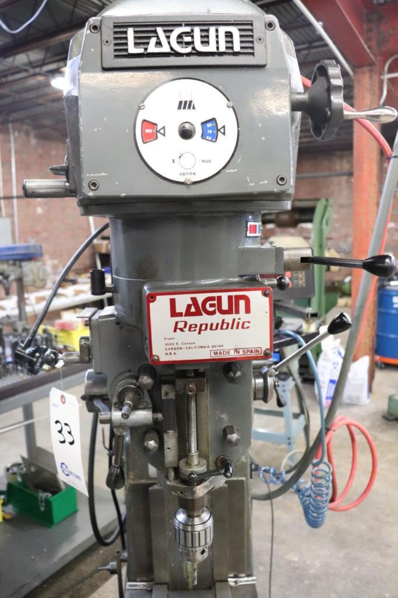 Lagun FTV-2 Vertical milling machine w/ DRO - Image 5 of 11