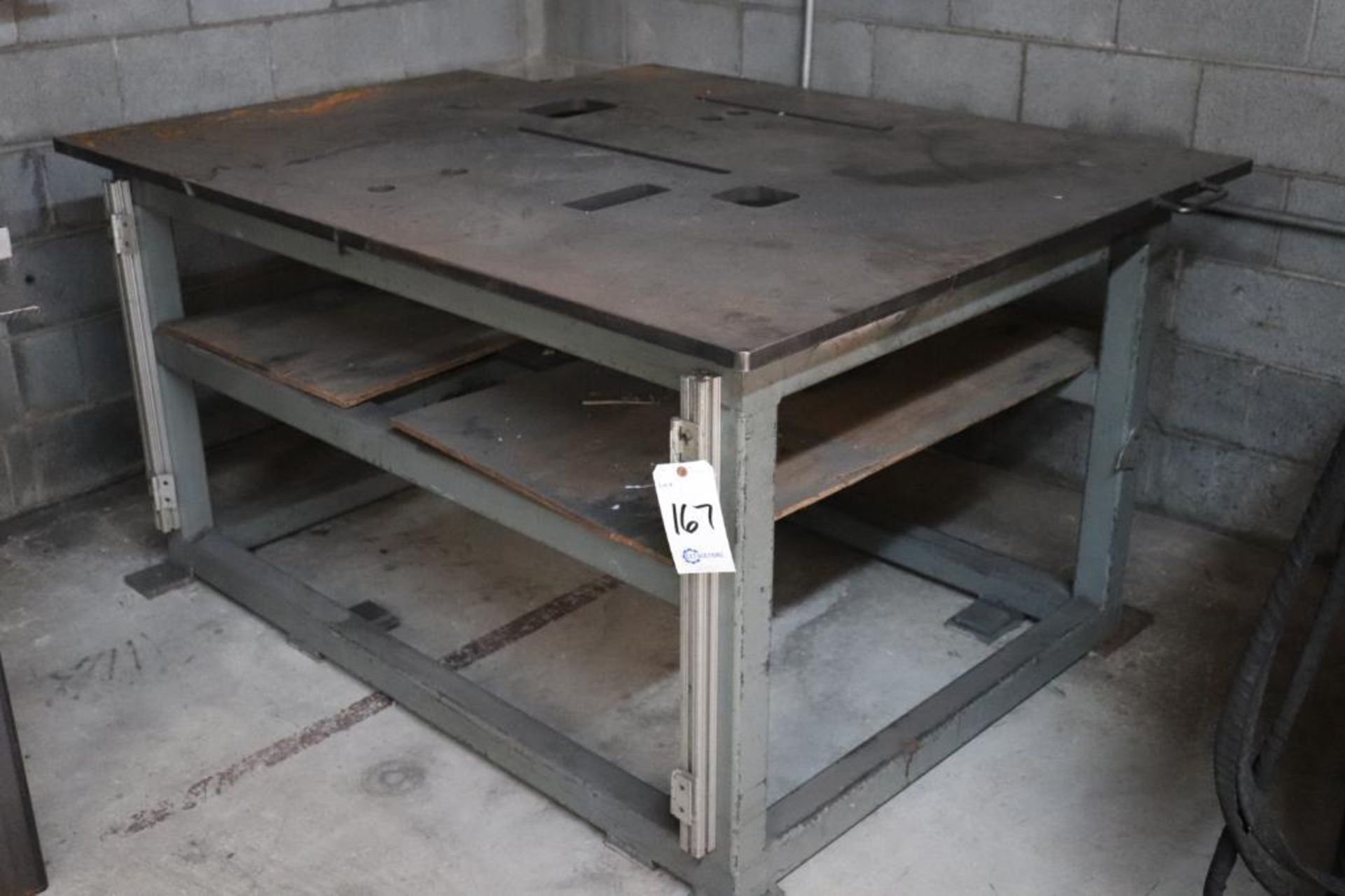 Welding Table 70" x 54" x 37" x 1" plate top