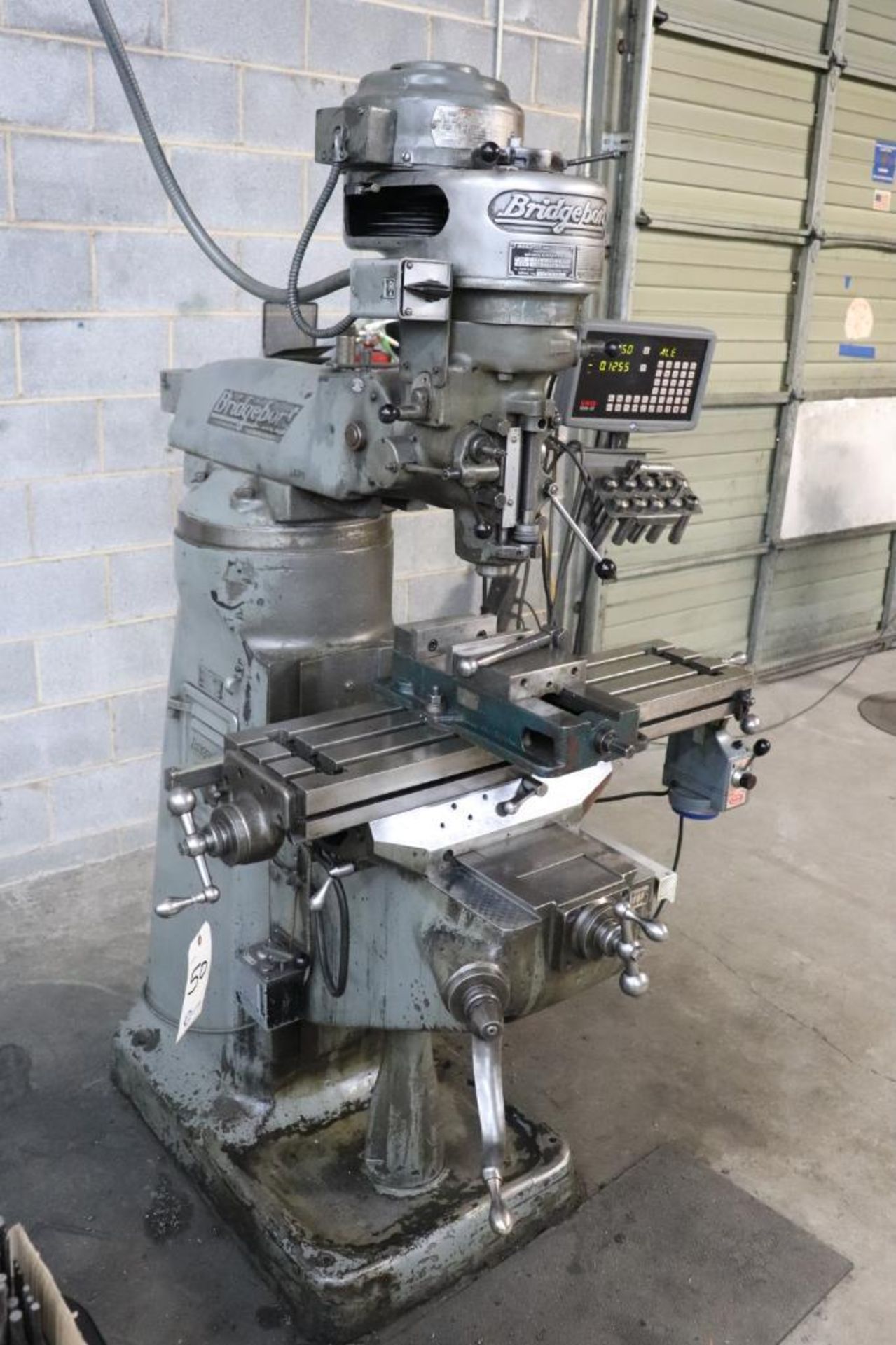 Bridgeport J head milling machine w/ DRO - Image 2 of 17