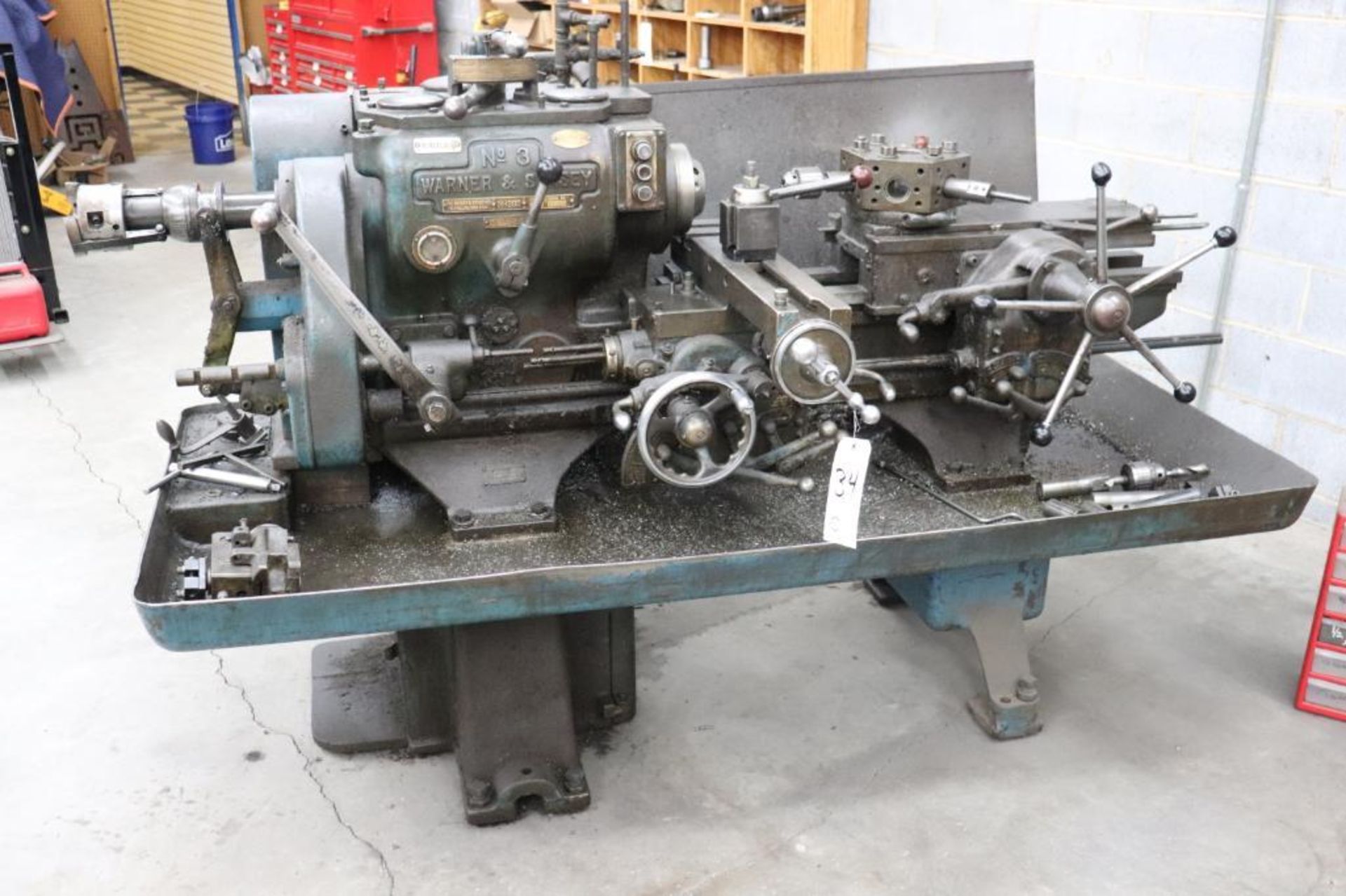 Warner & Swasey No.3 turret lathe