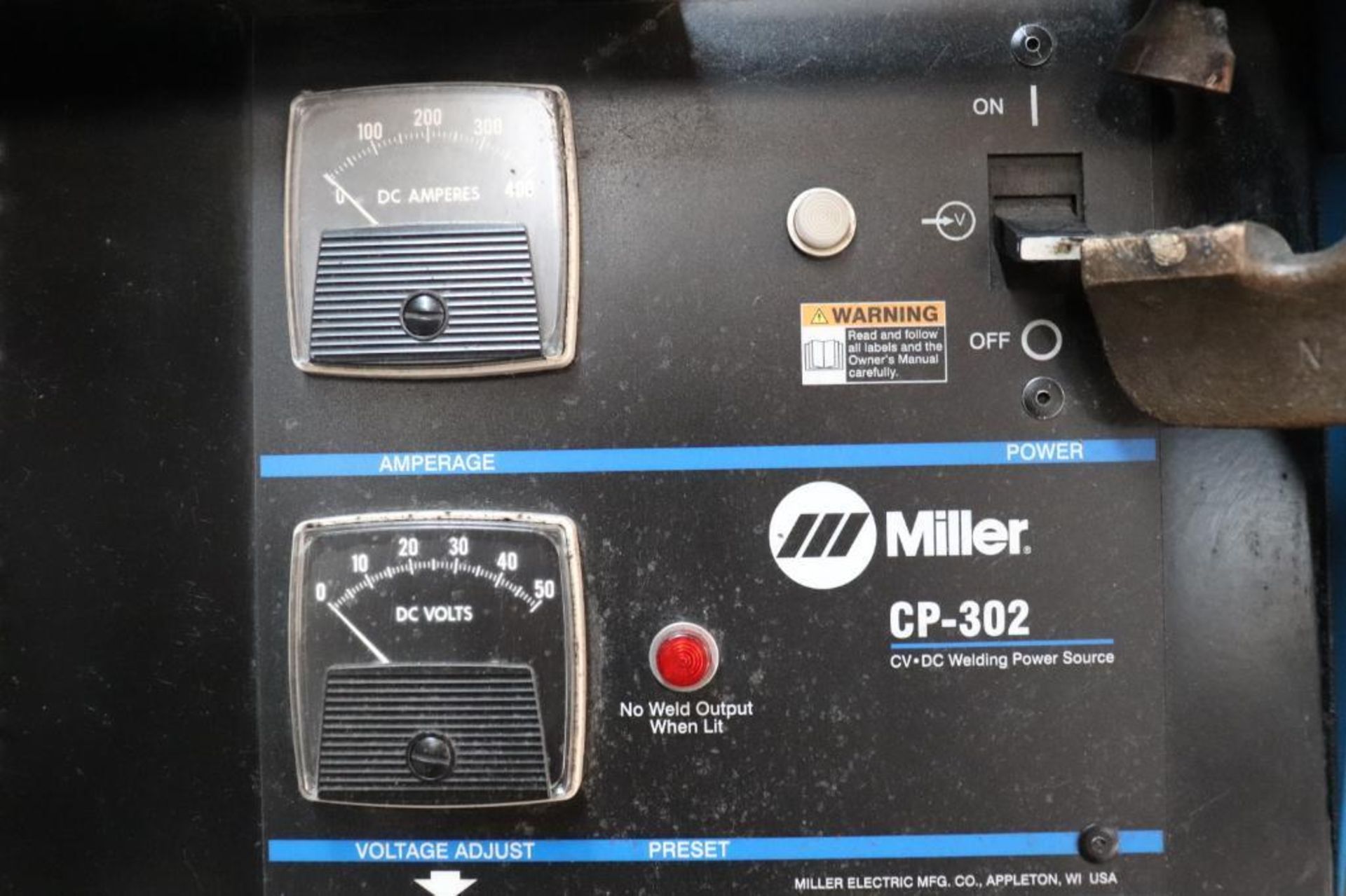 Miller 903786018 CP-302 MIG Welder w/ 22A feeder - Image 5 of 8