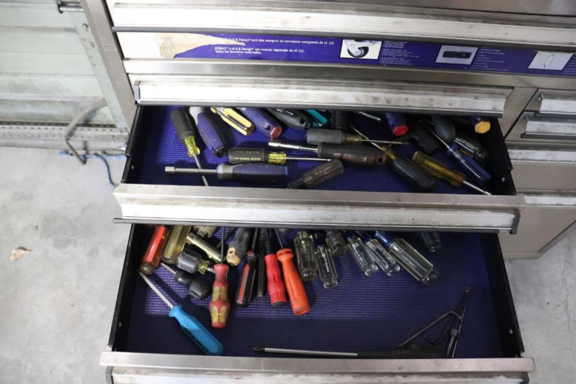Cobalt stainless tool box w/ contents - Image 10 of 10