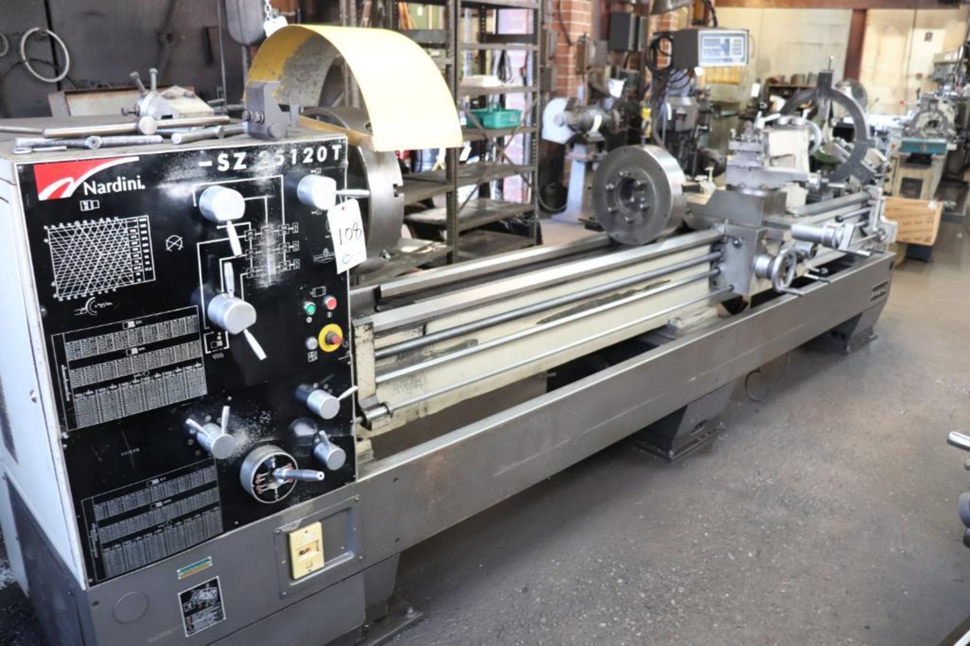 Nardini SZ25120T 25" x 120" geared head engine lathe *Not fully operational* - Image 2 of 20