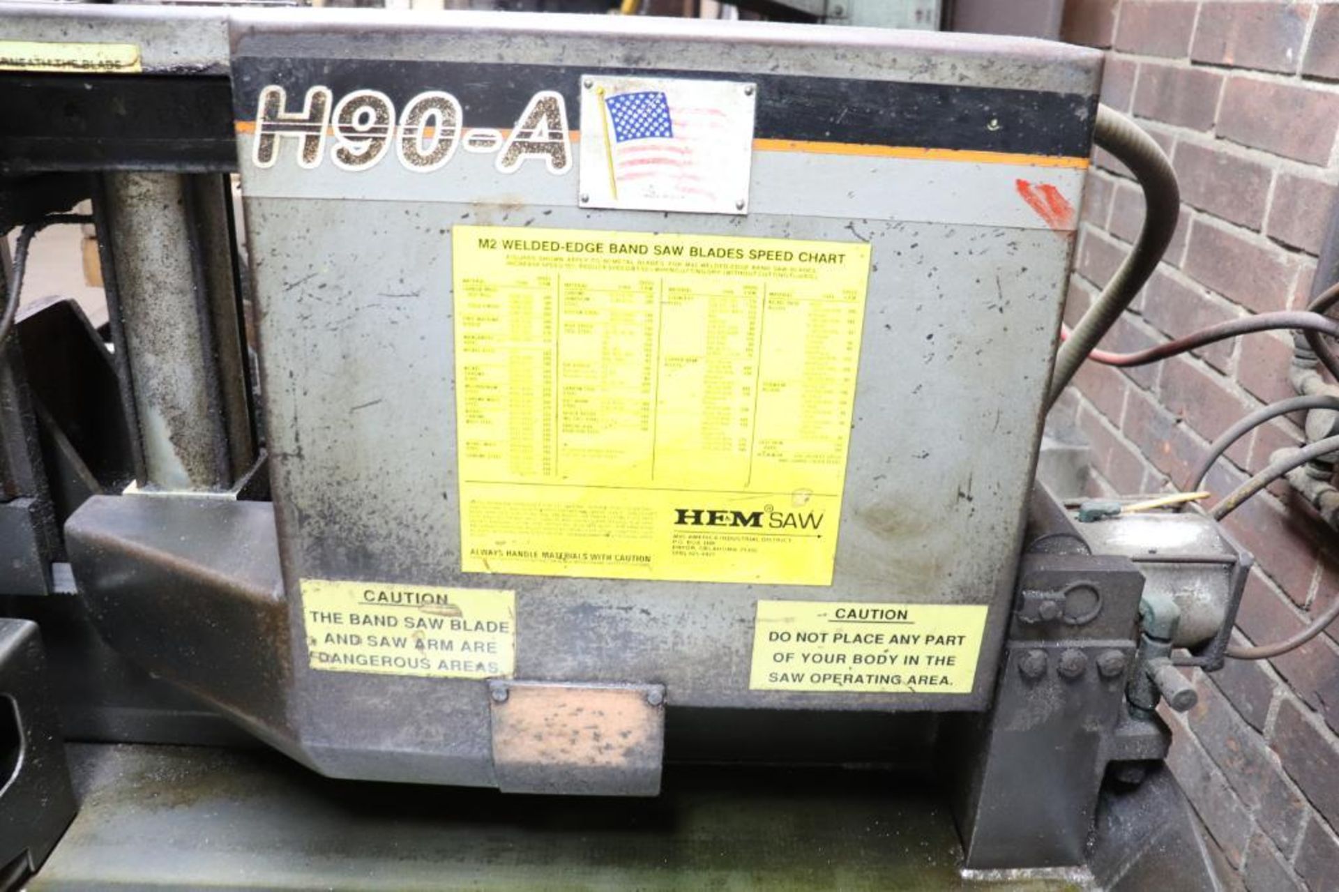 Hem H90A Horizontal Band Saw Power Clamping Power Feed - Image 4 of 15