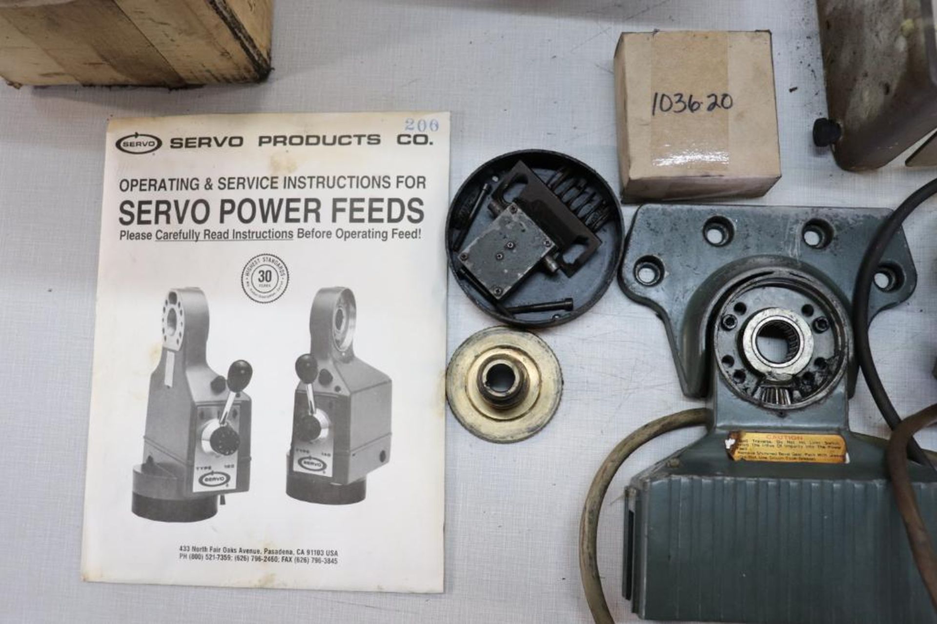 Bridgeport & Servo parts - Image 2 of 4