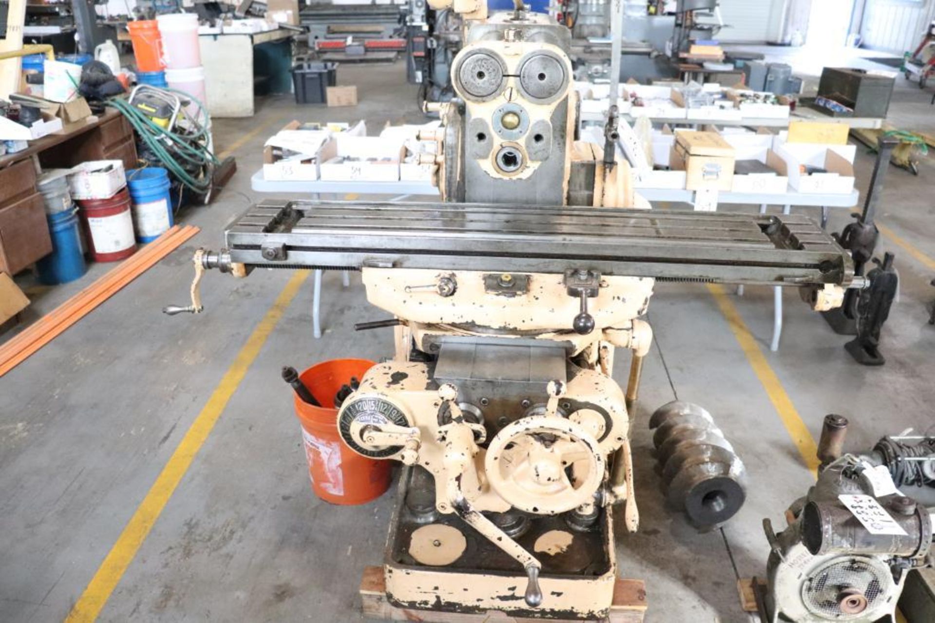 Milwaukee model 2HL Universal horizontal milling machine - Image 3 of 11