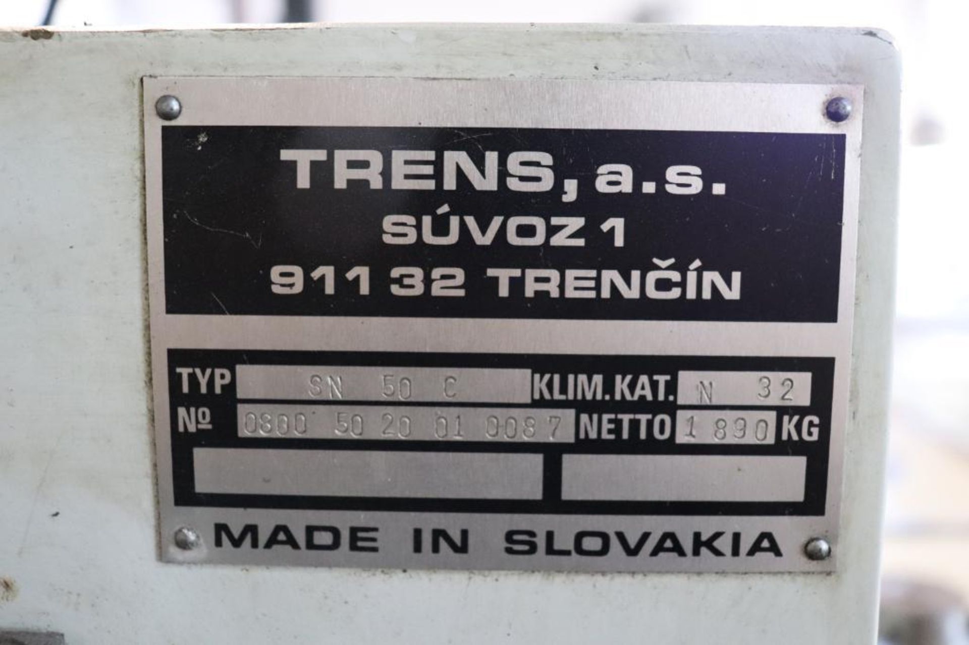 Tos Trencin SN50 C 20" x 80" engine lathe - Image 22 of 24