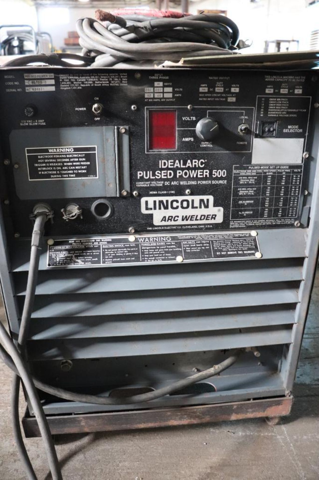 Lincoln Idealarc Pulsed power 500 DC Arc Welder - Image 4 of 12