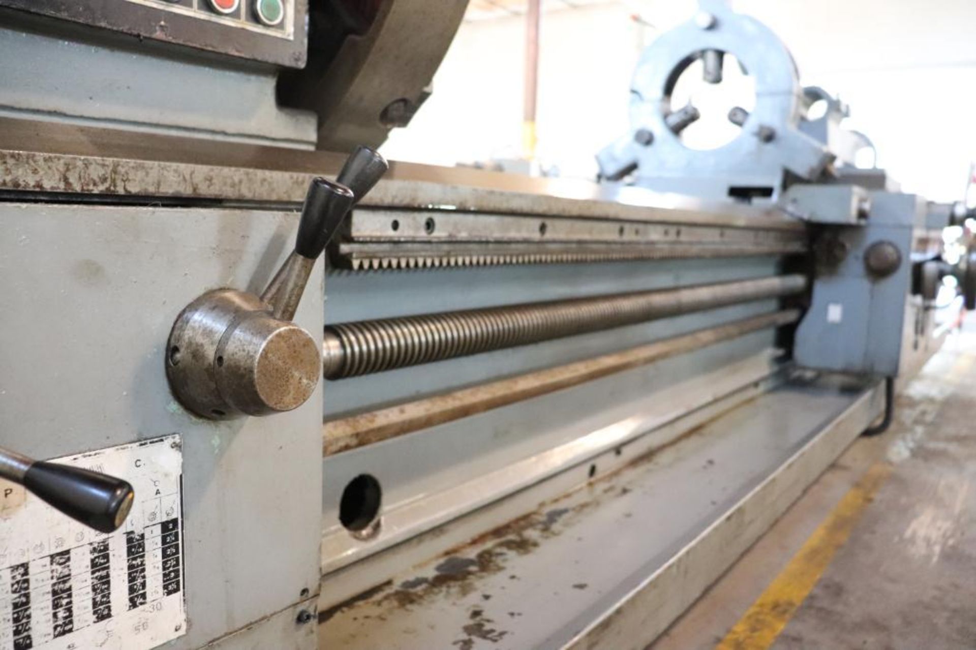 Tos SUS 80 33" x 140" Geared head lathe - Image 11 of 27