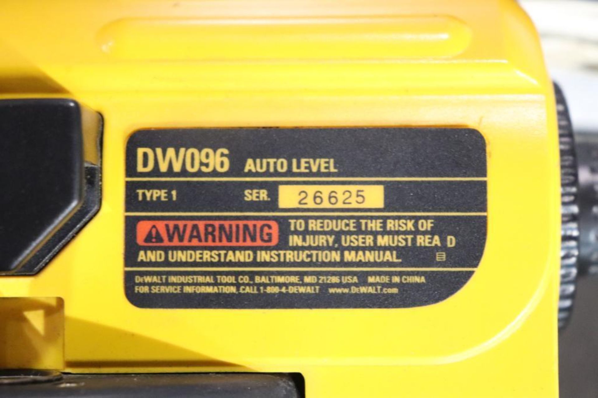 DeWalt DW096 transit level - Image 7 of 11