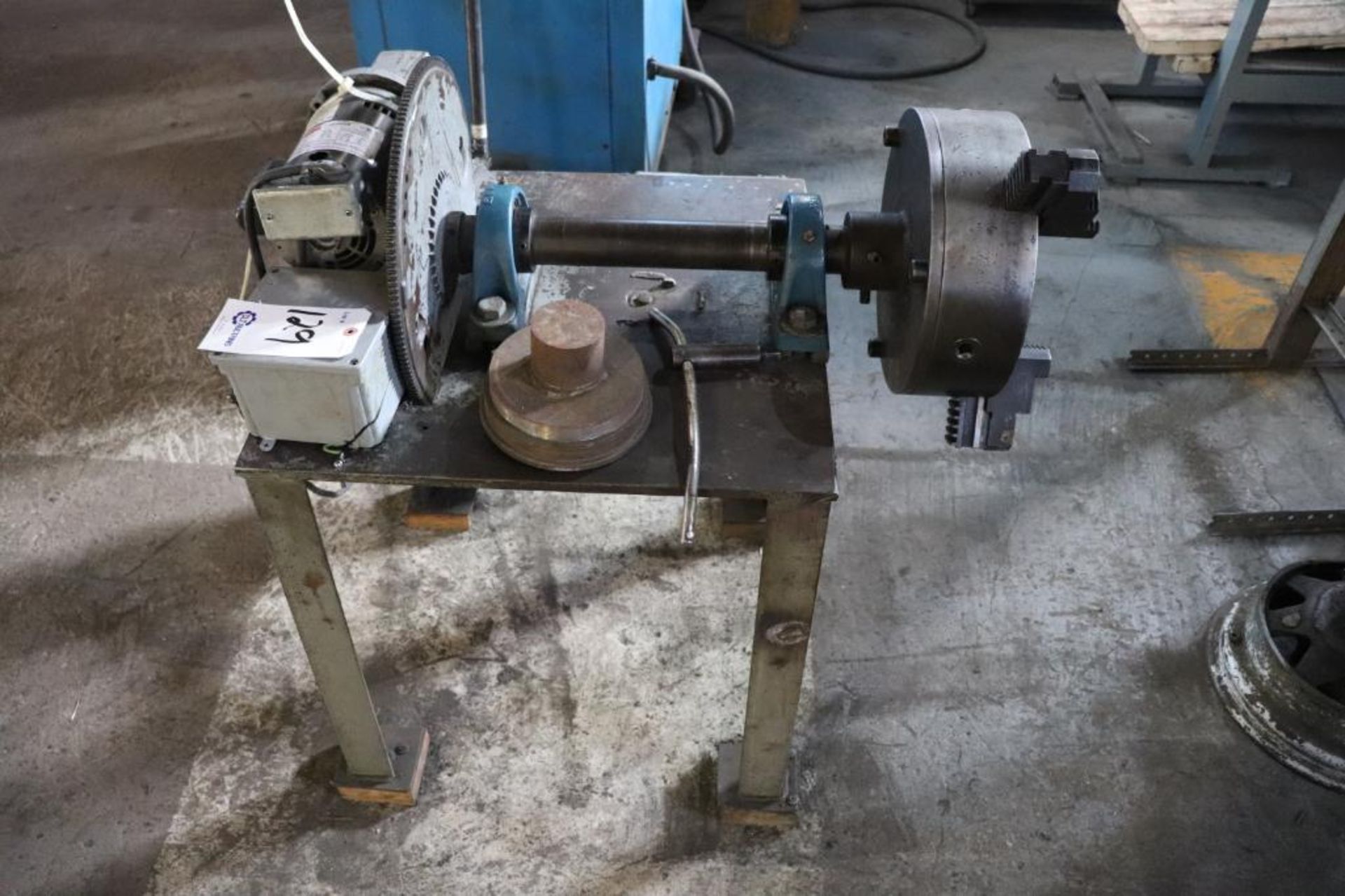 Welding positioner w/ lot 130 stock stand