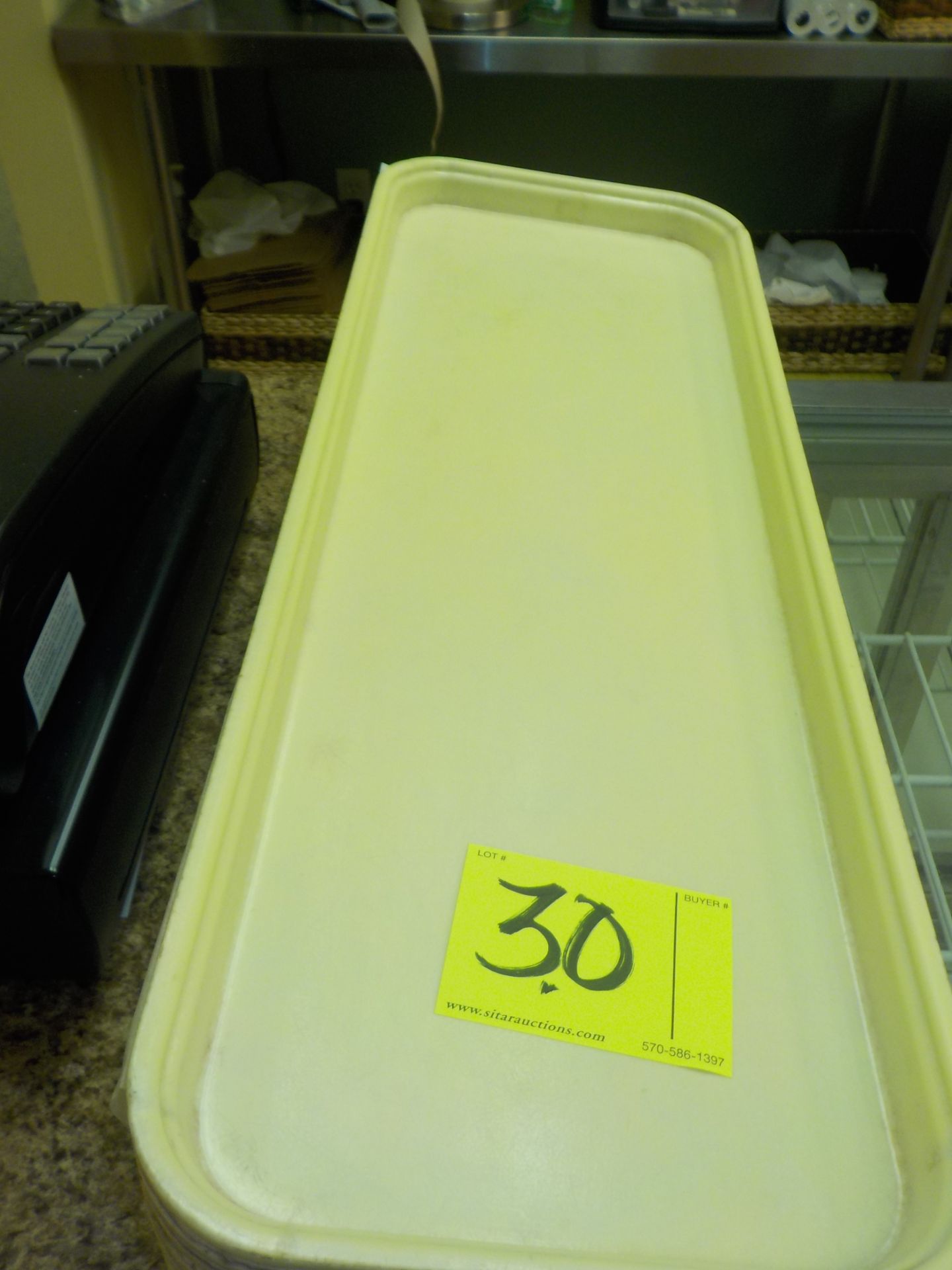 BAKERY DISPLAY TRAYS, 8 ¾” X 25 ½” (14), SOLD BY THE PIECE, BUY THEM ALL