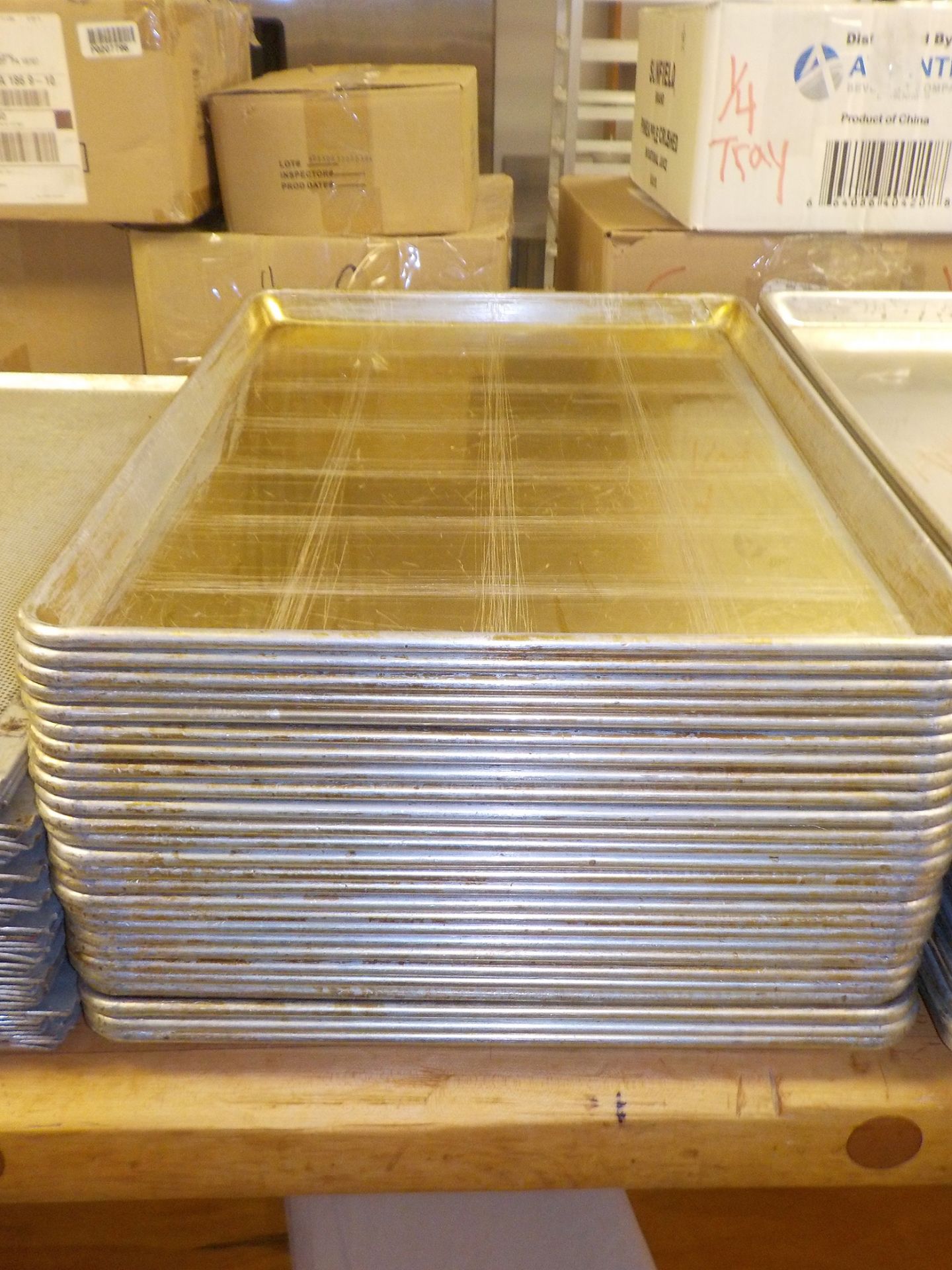 ALUMINIM 18” X 26” BUN PANS (51) SOLD BY THE PIECE, MUST BUY IN QUANTITIES OF TEN - Image 2 of 2